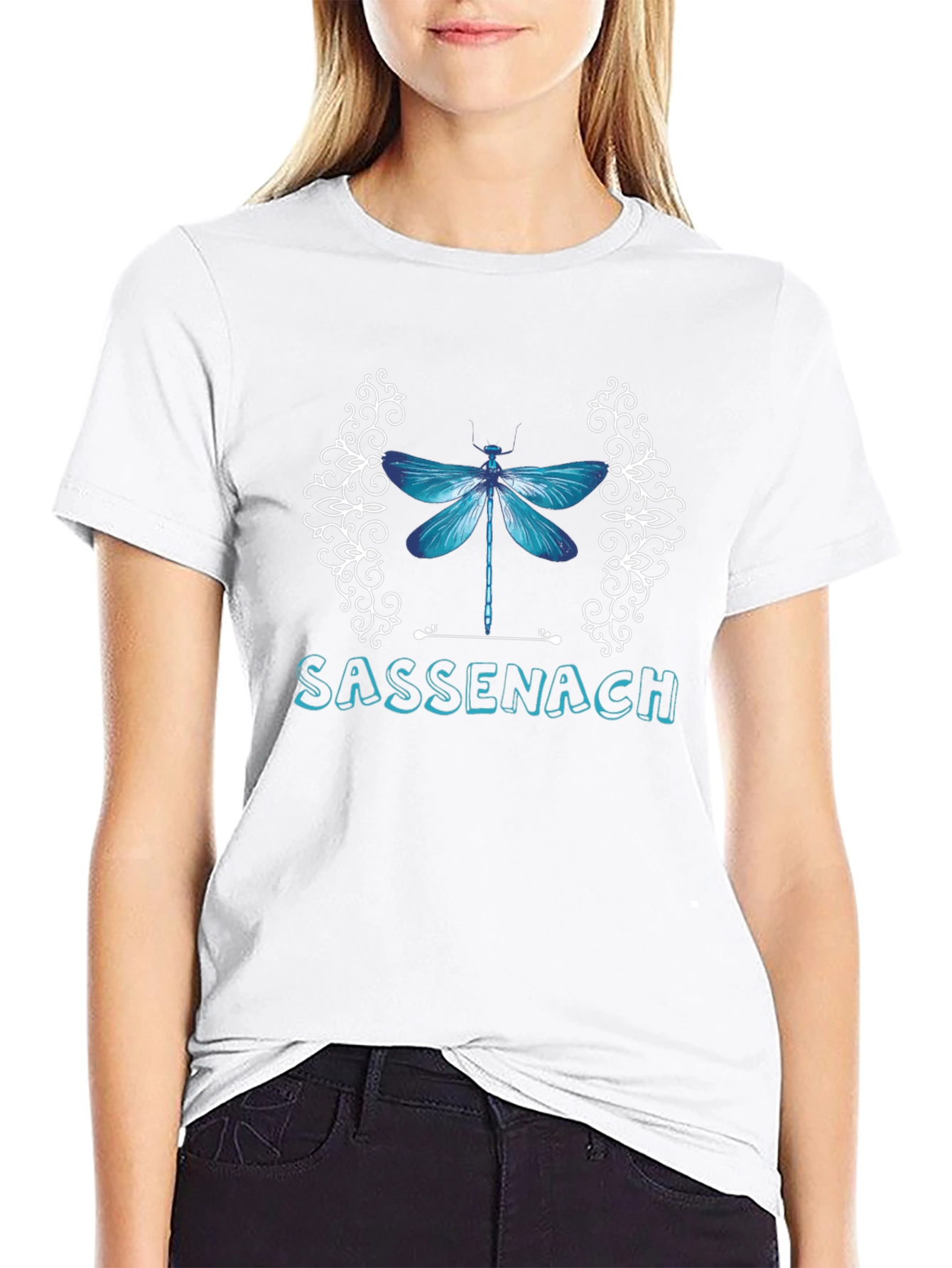 Sassenach Dragonfly Graphic Tee Shirt