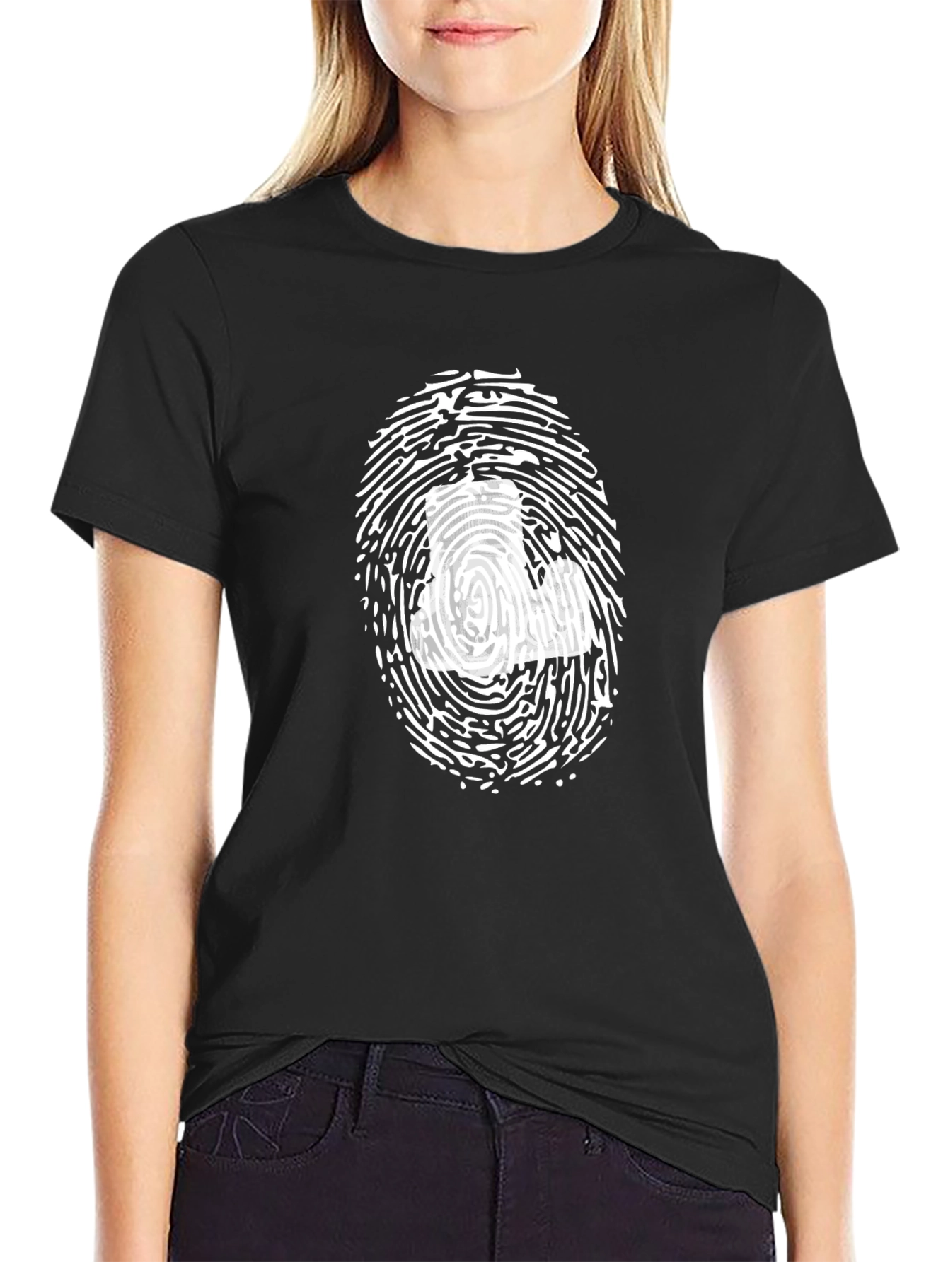 Louisiana State Fingerprint T-Shirt