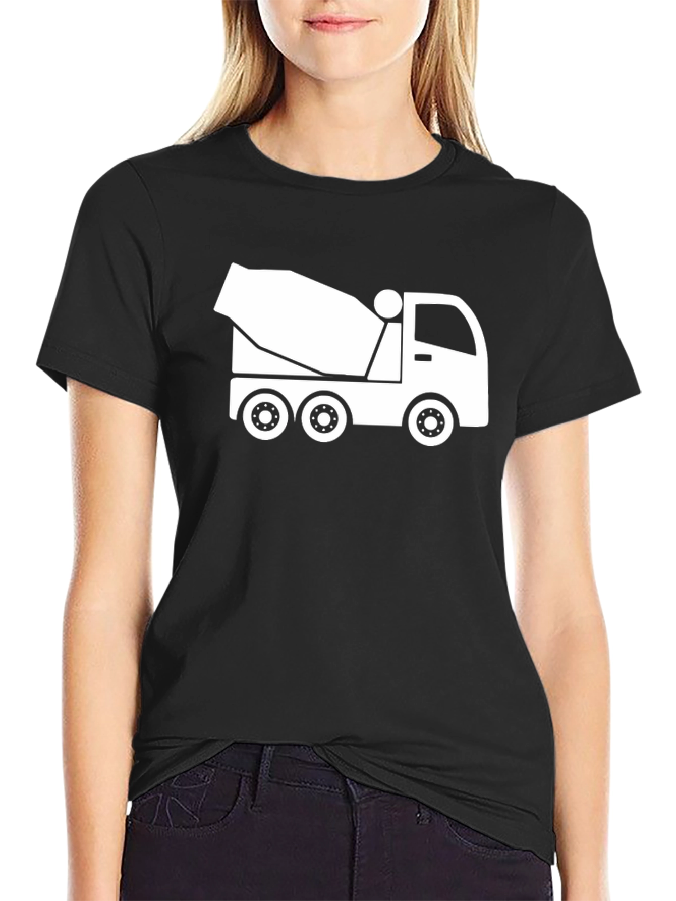 Concrete Mixer Truck Graphic T-Shirt