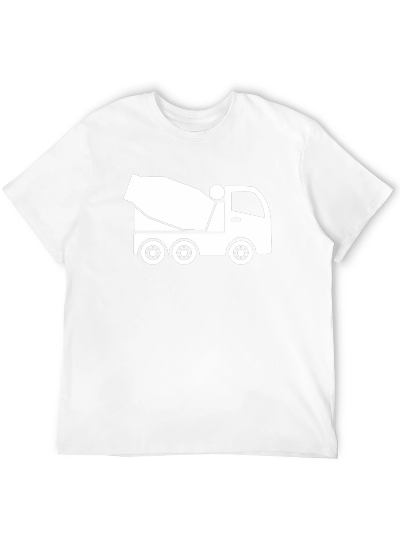 Concrete Mixer Truck Graphic T-Shirt