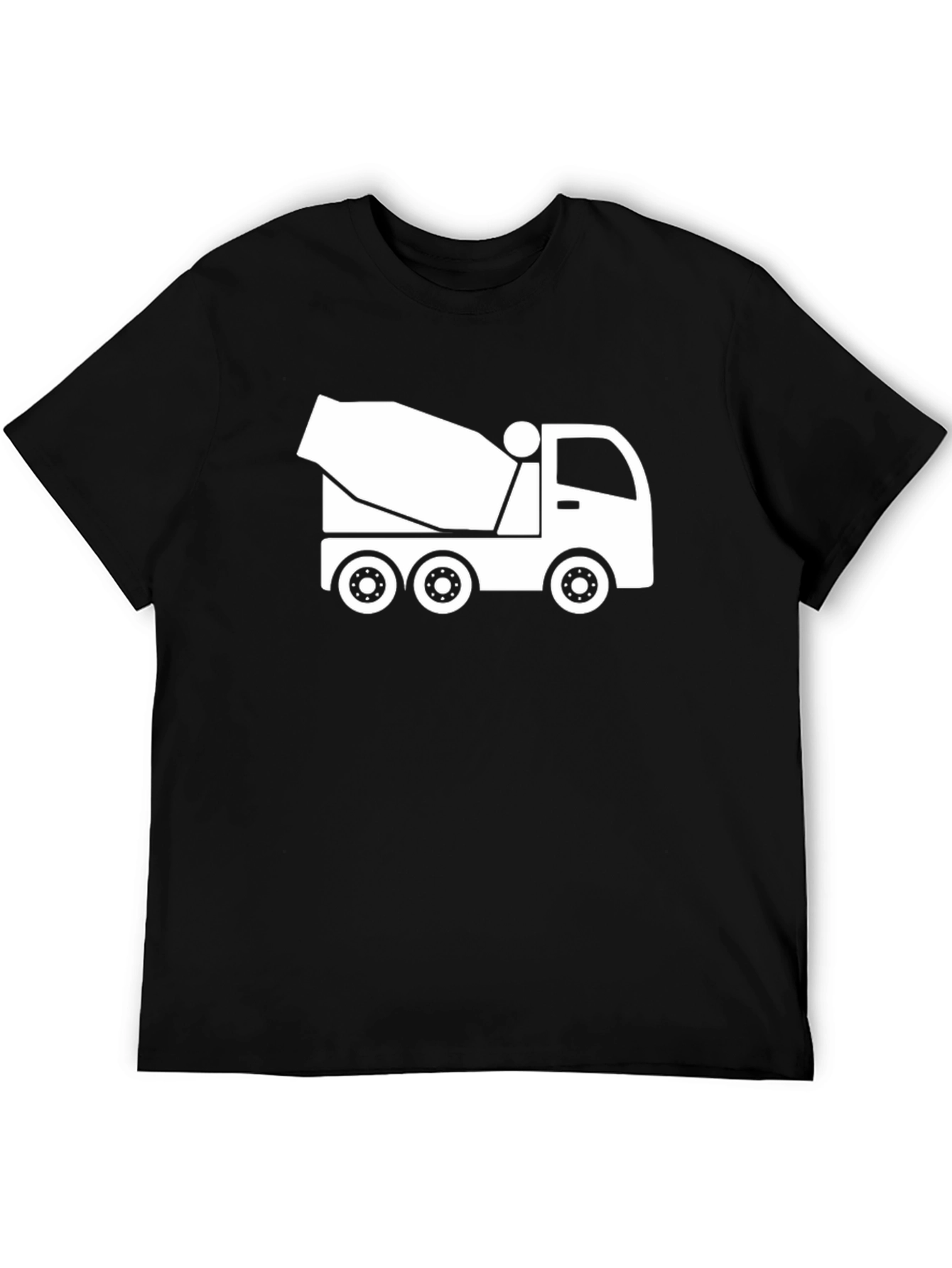 Concrete Mixer Truck Graphic T-Shirt