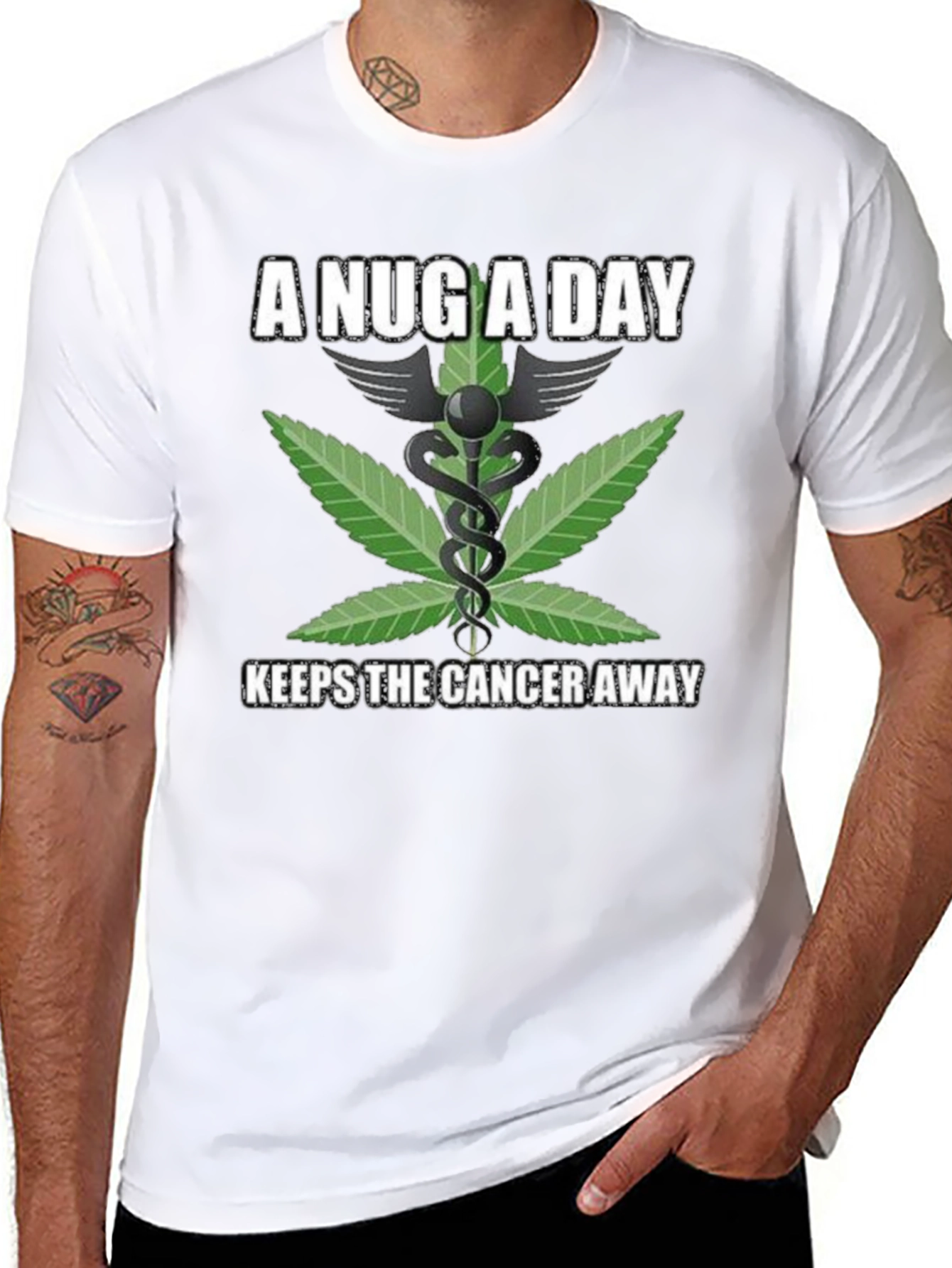 A Nug A Day Medical Weed T-Shirt