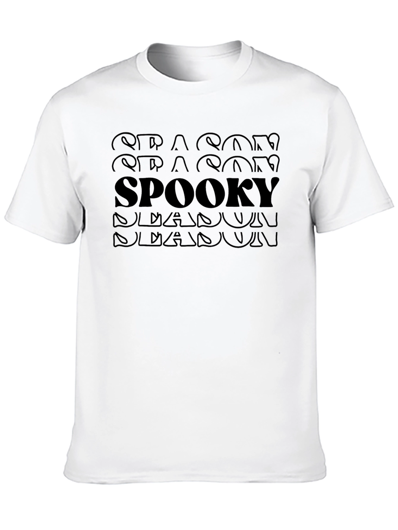 Spooky Season Black Graphic Tee