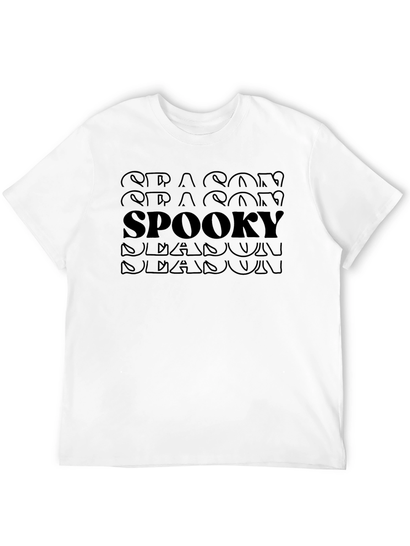 Spooky Season Black Graphic Tee