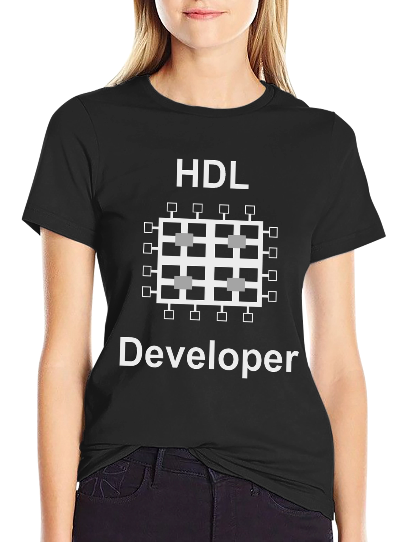HDL Developer T-Shirt - Black Programmer Tee