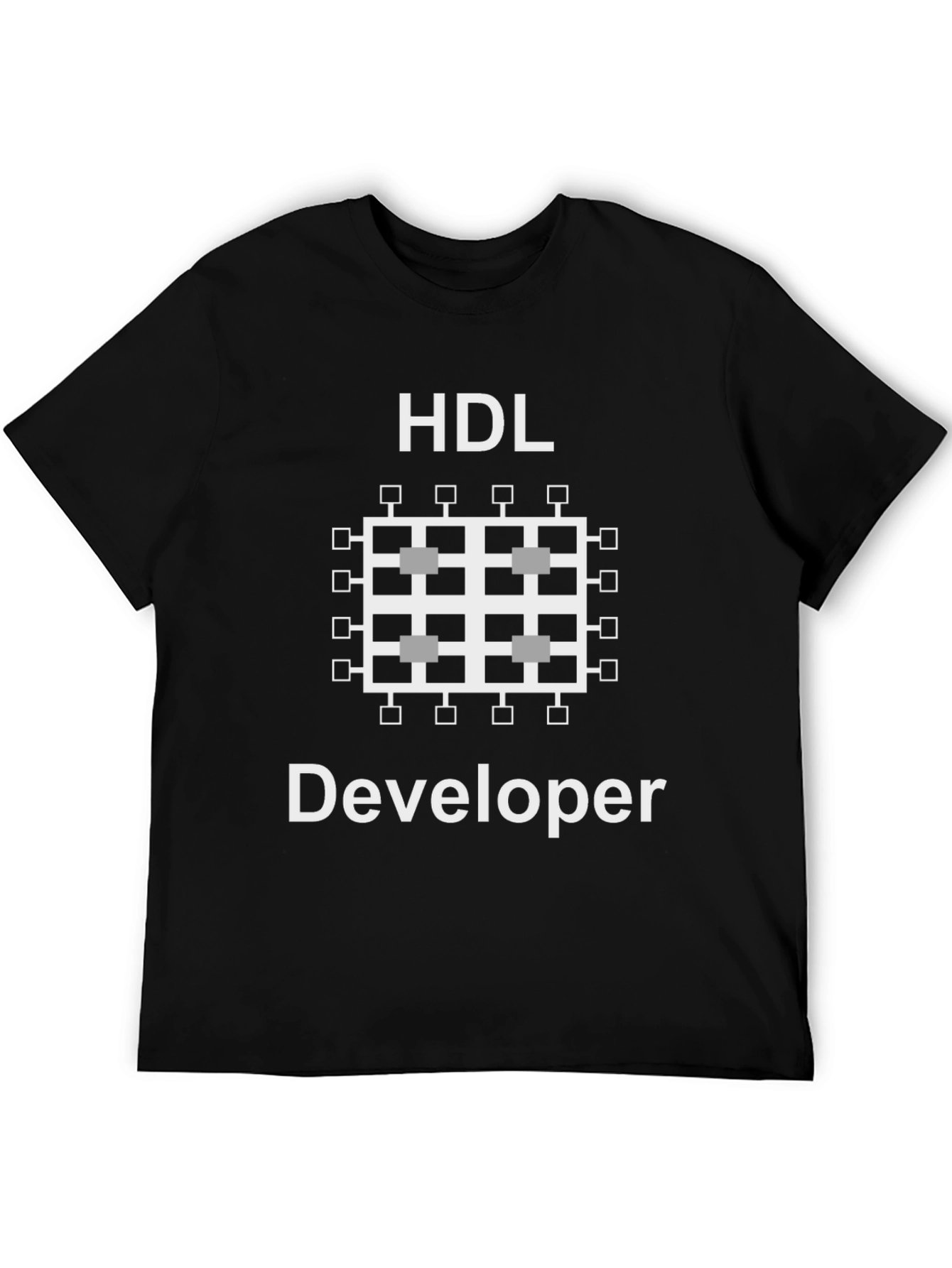 HDL Developer T-Shirt - Black Programmer Tee