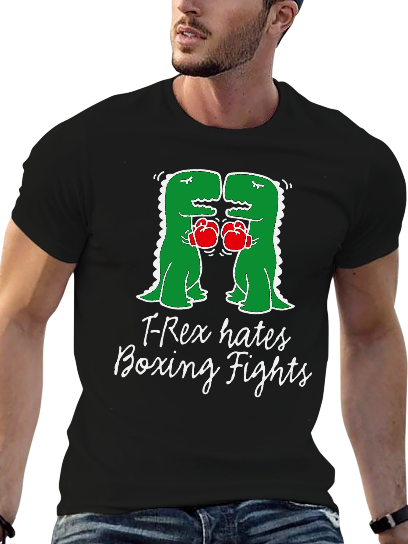 T-Rex Hates Boxing T-Shirt