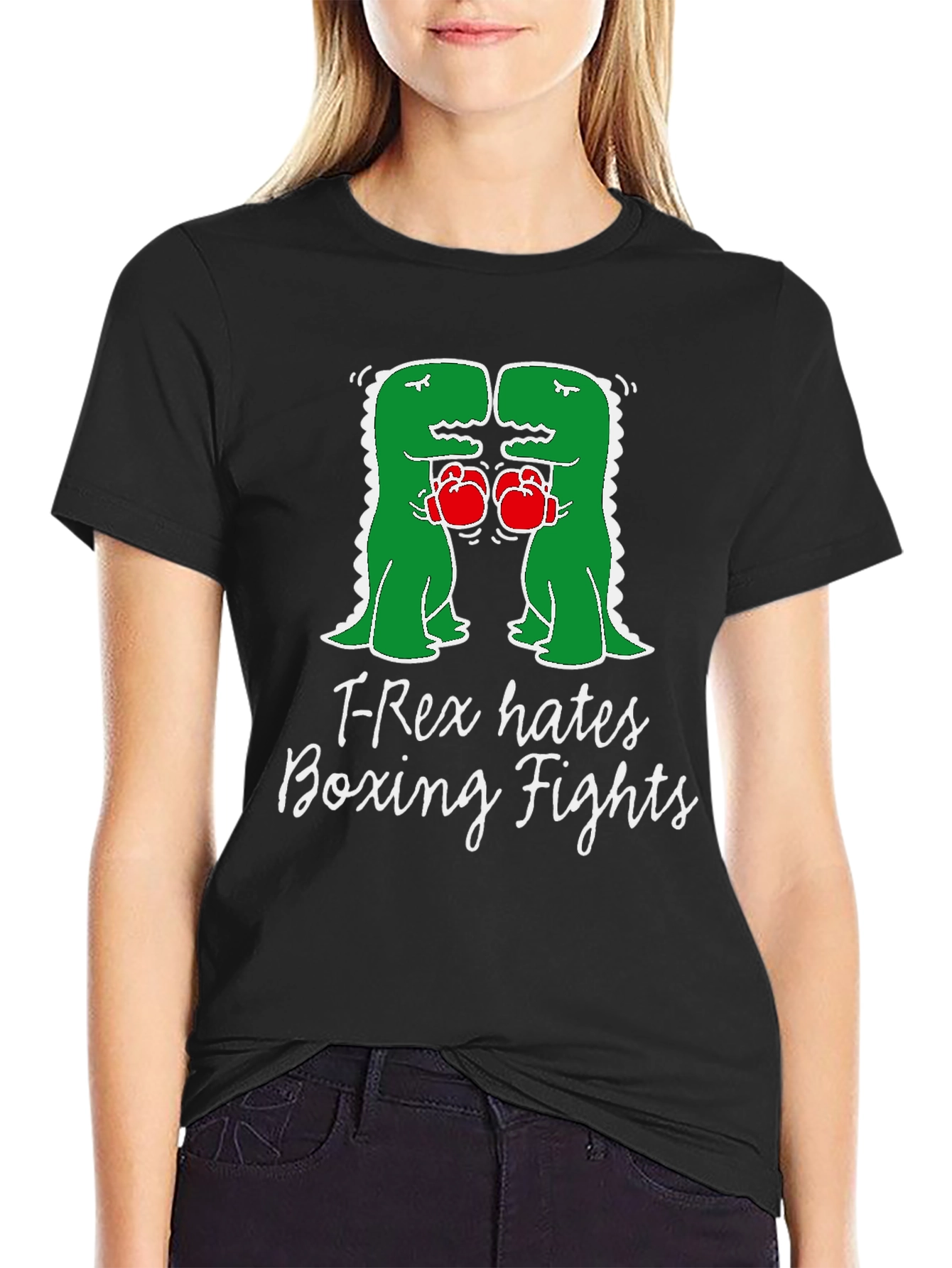T-Rex Hates Boxing T-Shirt