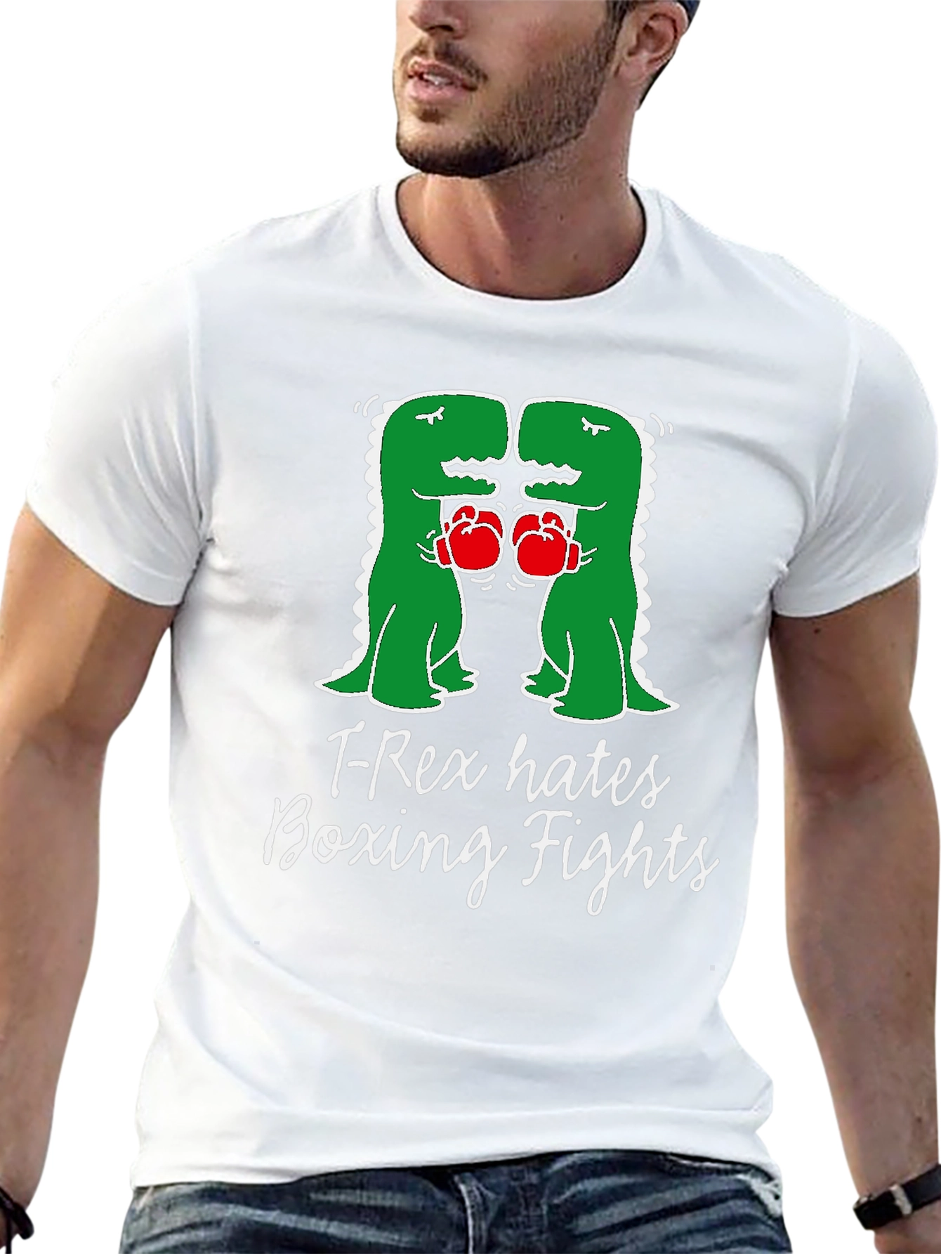T-Rex Hates Boxing T-Shirt