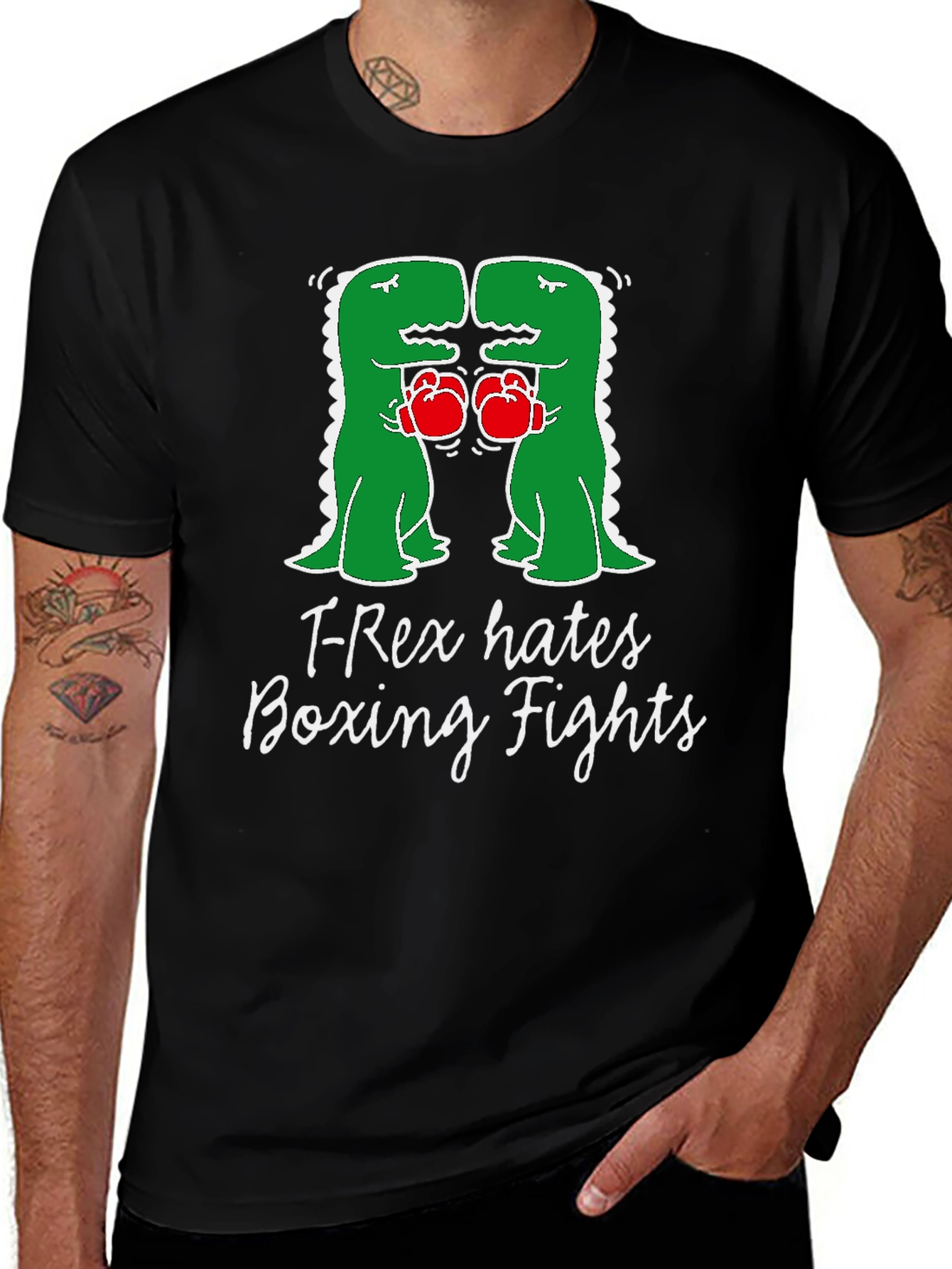 T-Rex Hates Boxing T-Shirt
