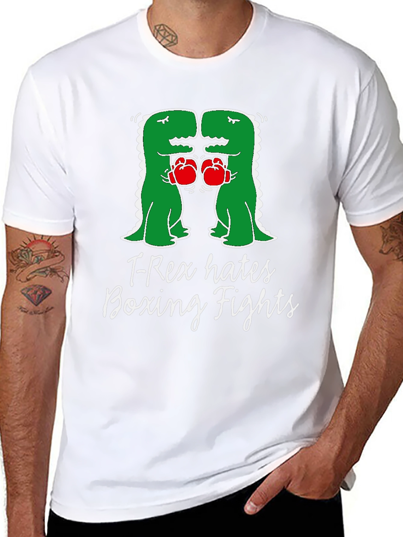 T-Rex Hates Boxing T-Shirt