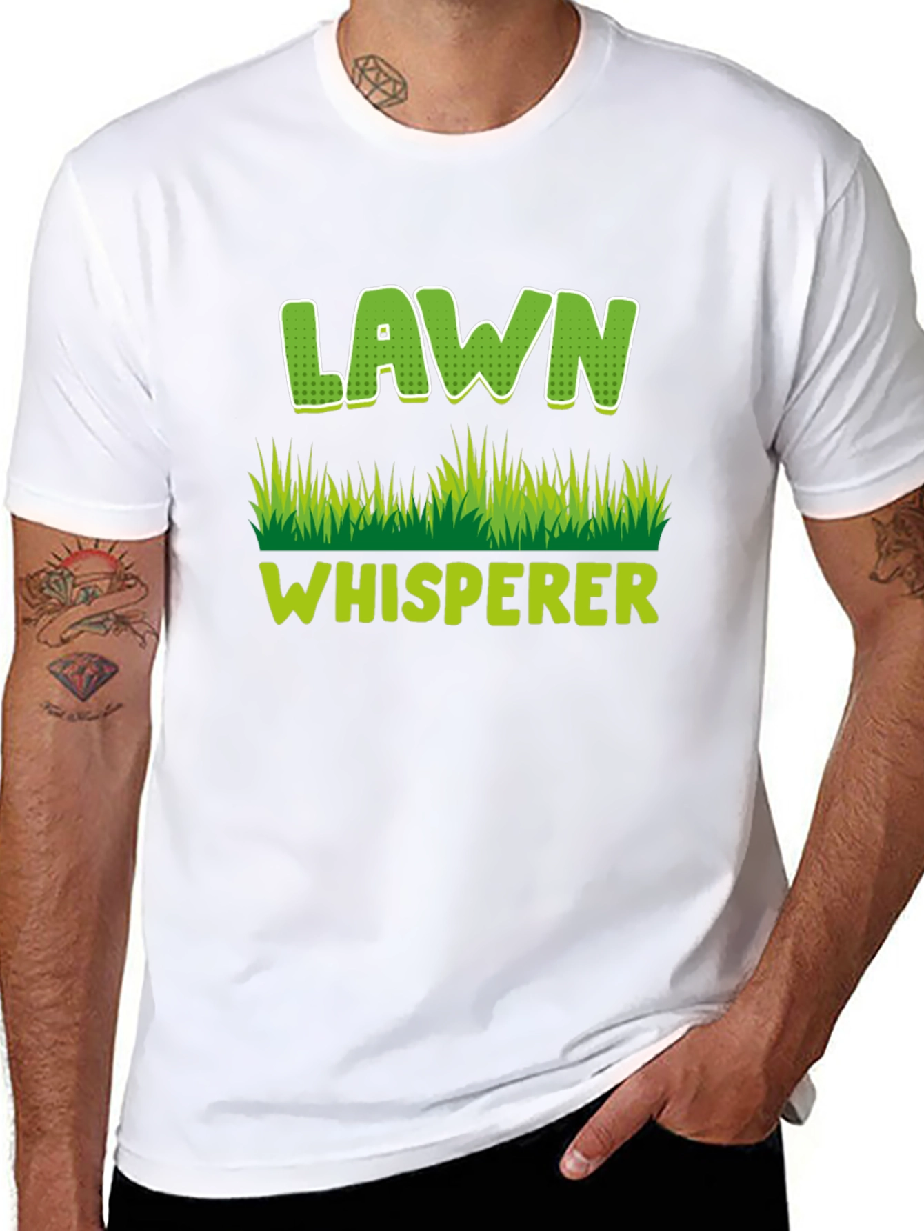 Lawn Whisperer Graphic Tee - Black