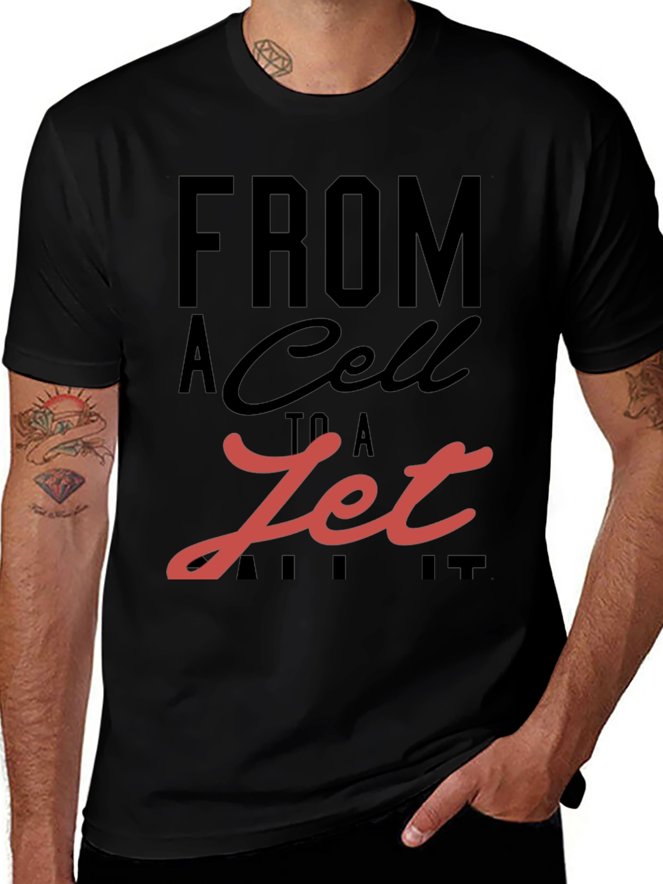 From A Cell To A Jet Graphic T-Shirt