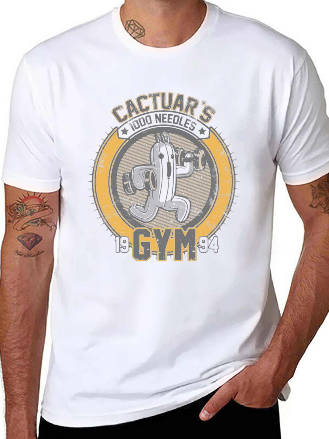 Cactuars Gym T-Shirt - 1000 Needles