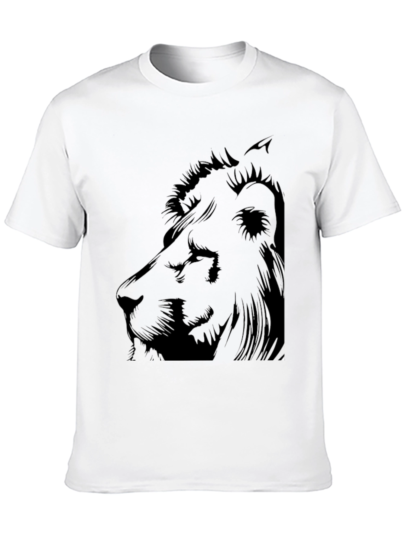 Lion Graphic Black Tee
