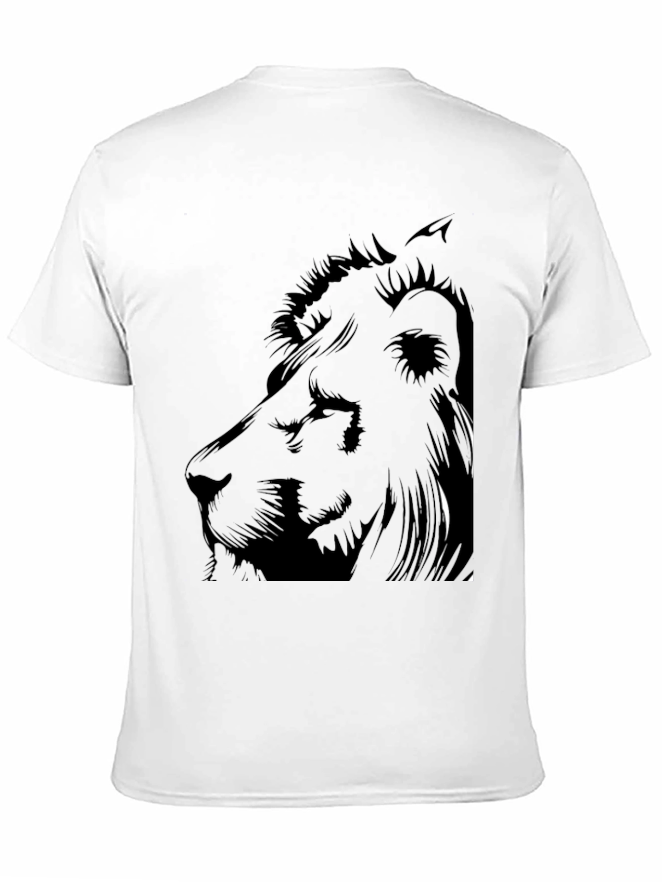 Lion Graphic Black Tee