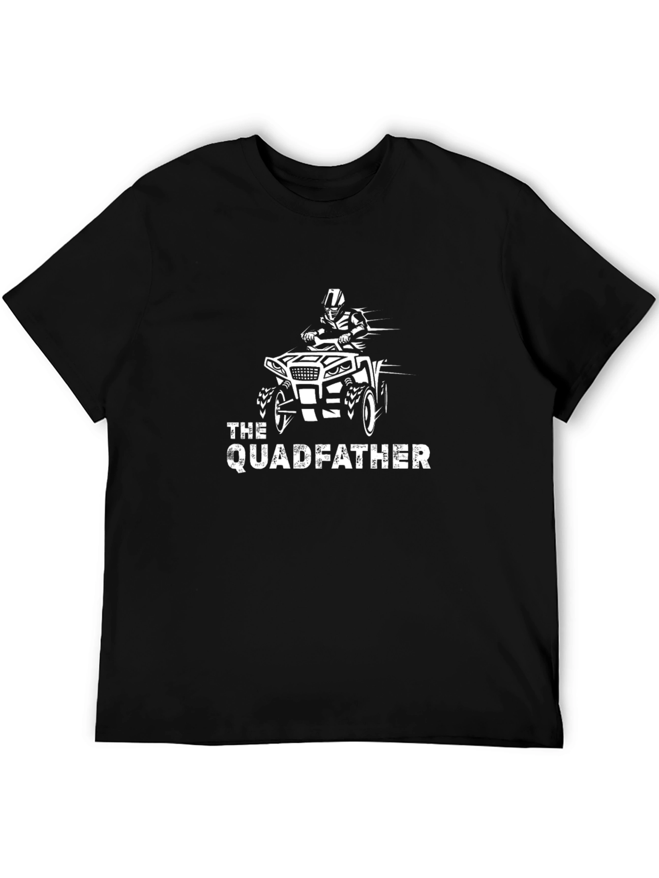 The Quadfather Black Graphic Tee