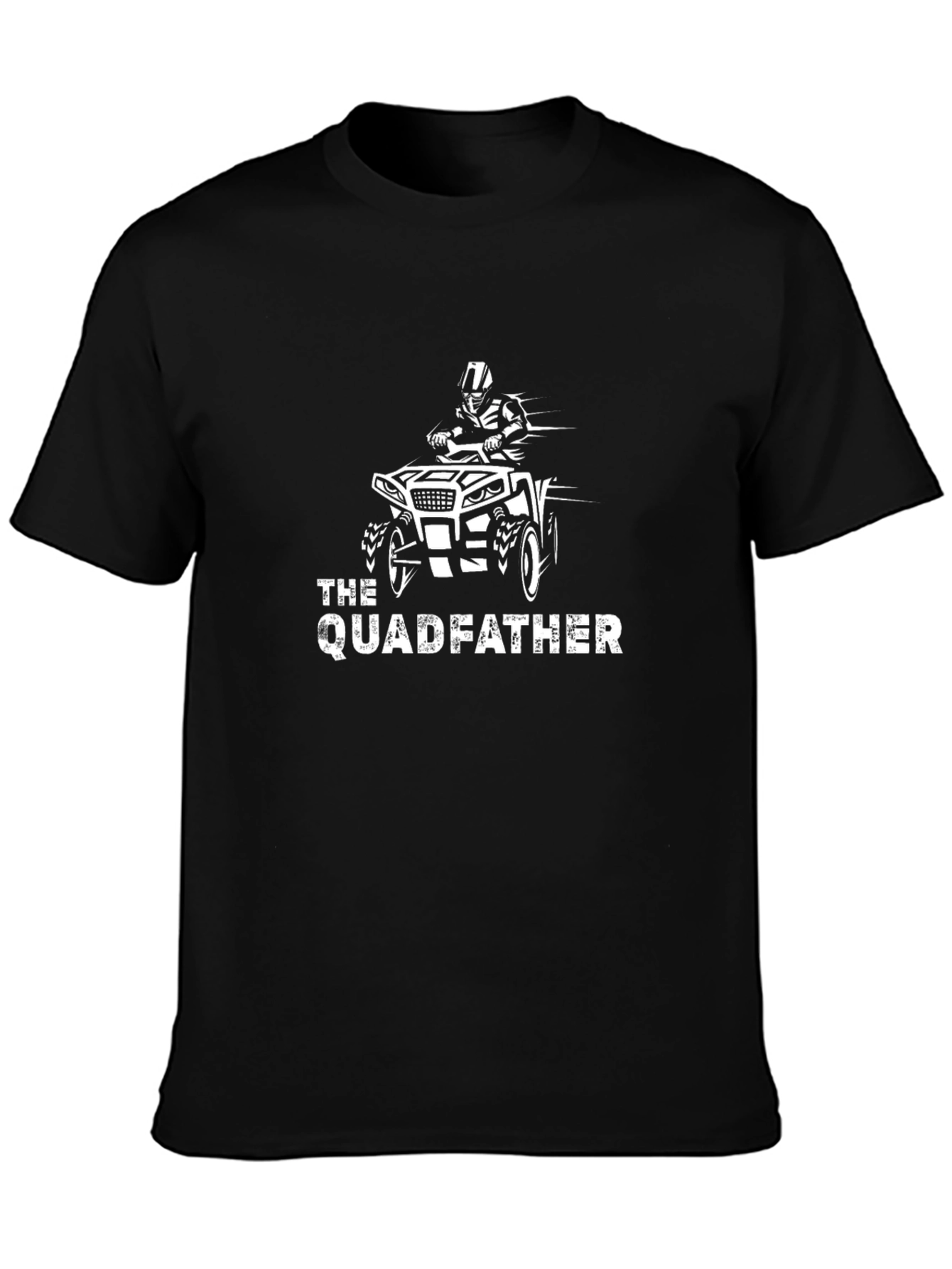 The Quadfather Black Graphic Tee