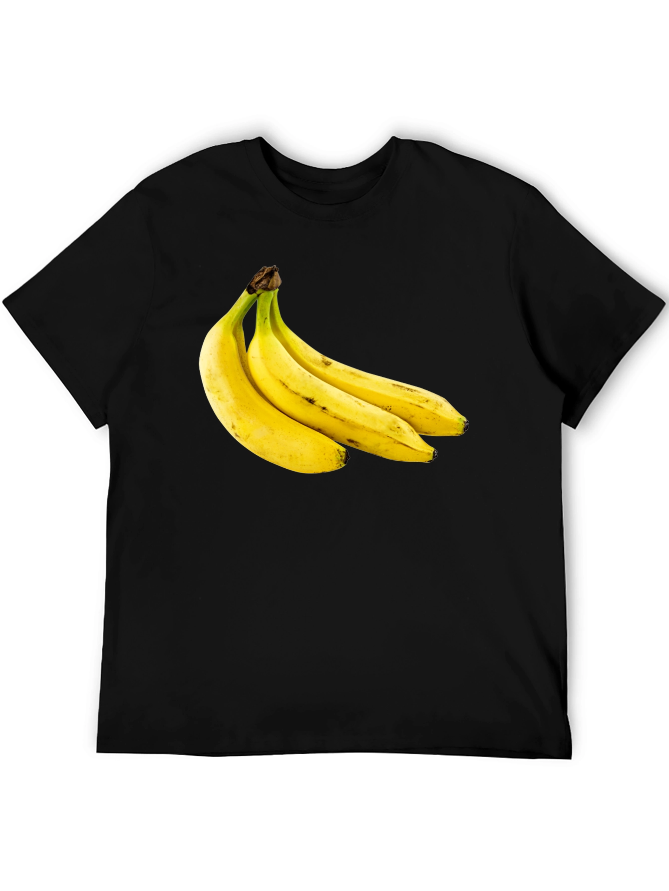 Banana Bunch Graphic Black T-Shirt