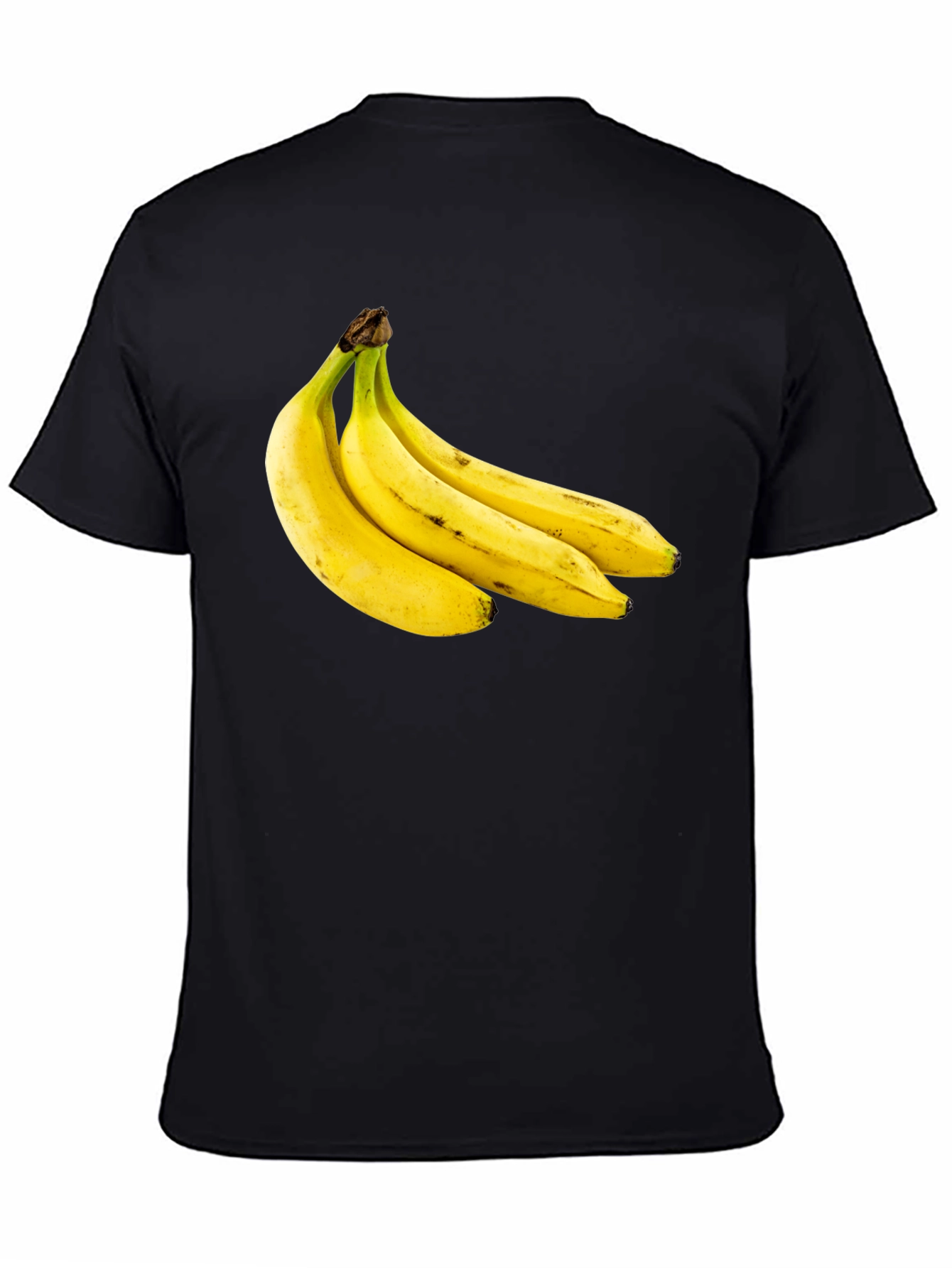 Banana Bunch Graphic Black T-Shirt