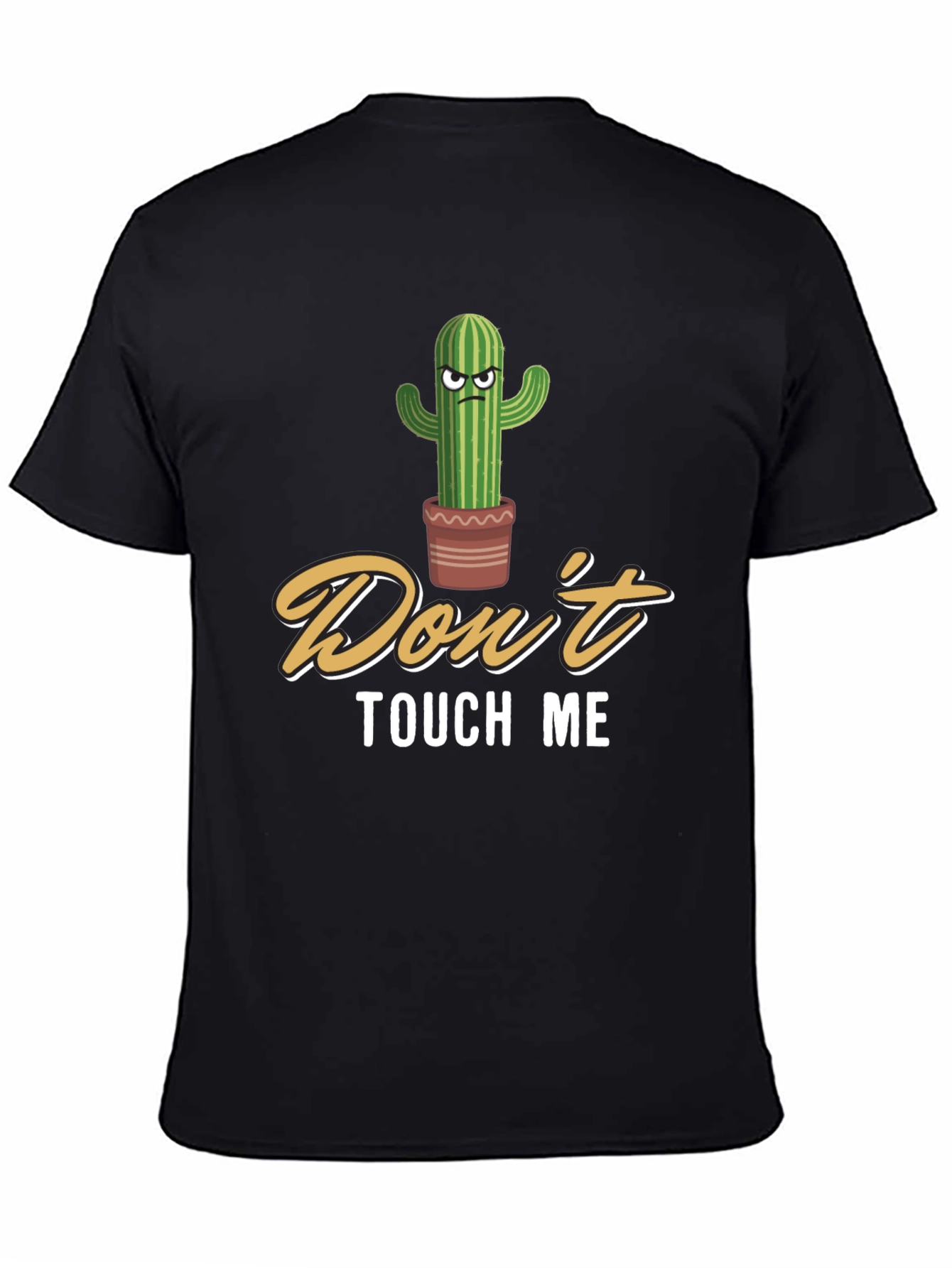 Dont Touch Me Cactus Graphic T-Shirt