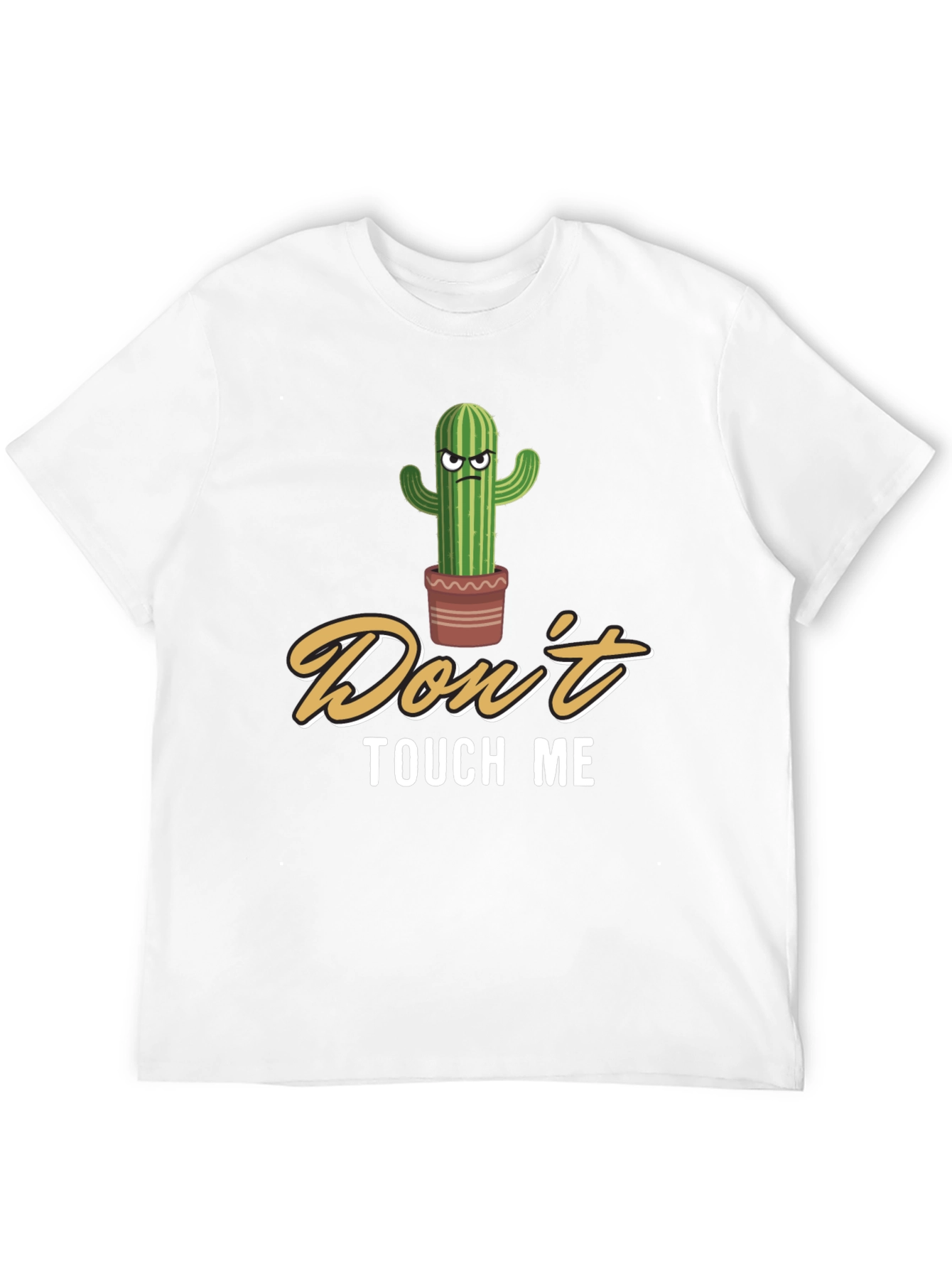 Dont Touch Me Cactus Graphic T-Shirt
