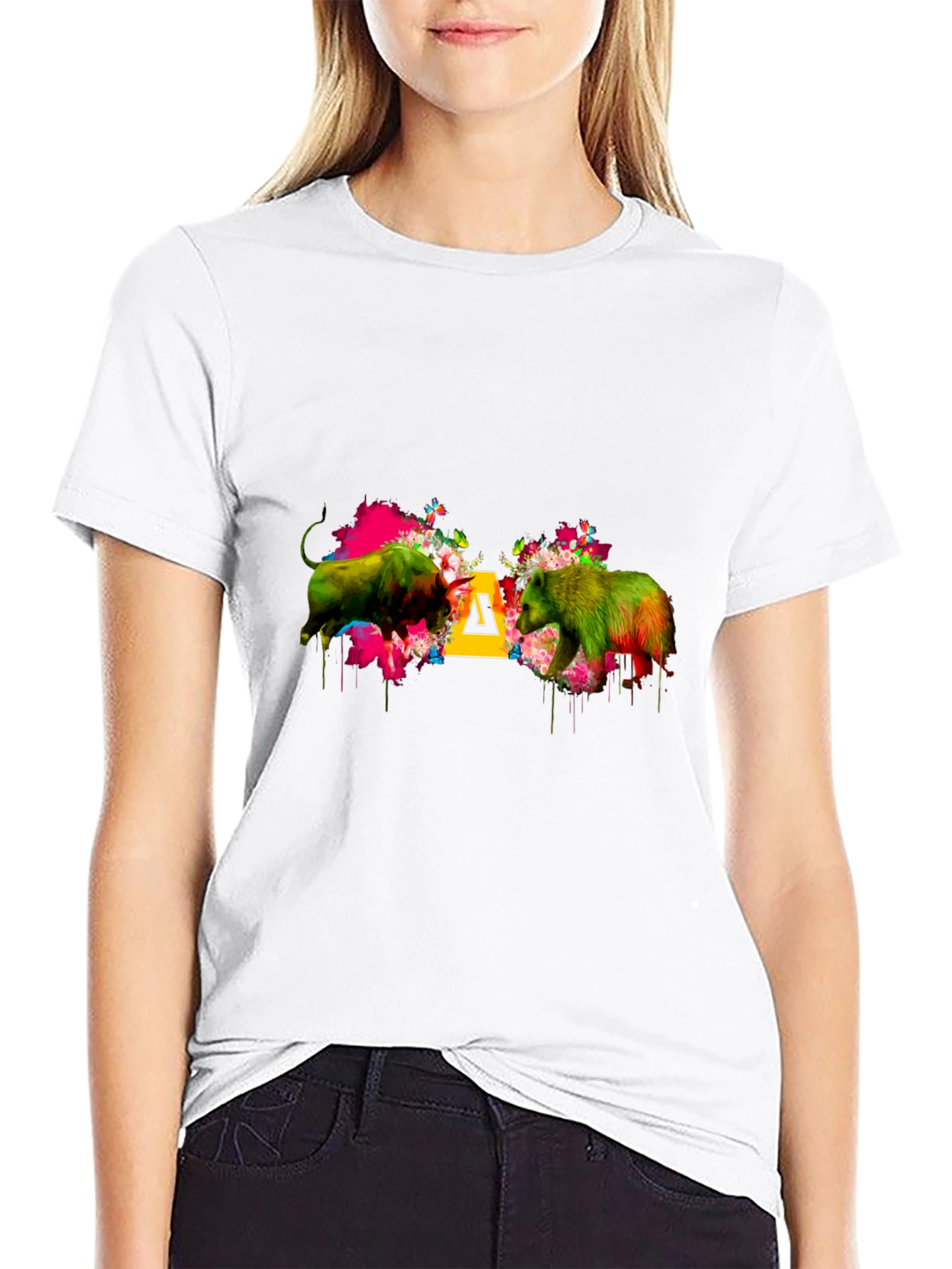 Bull vs Bear Graphic Tee