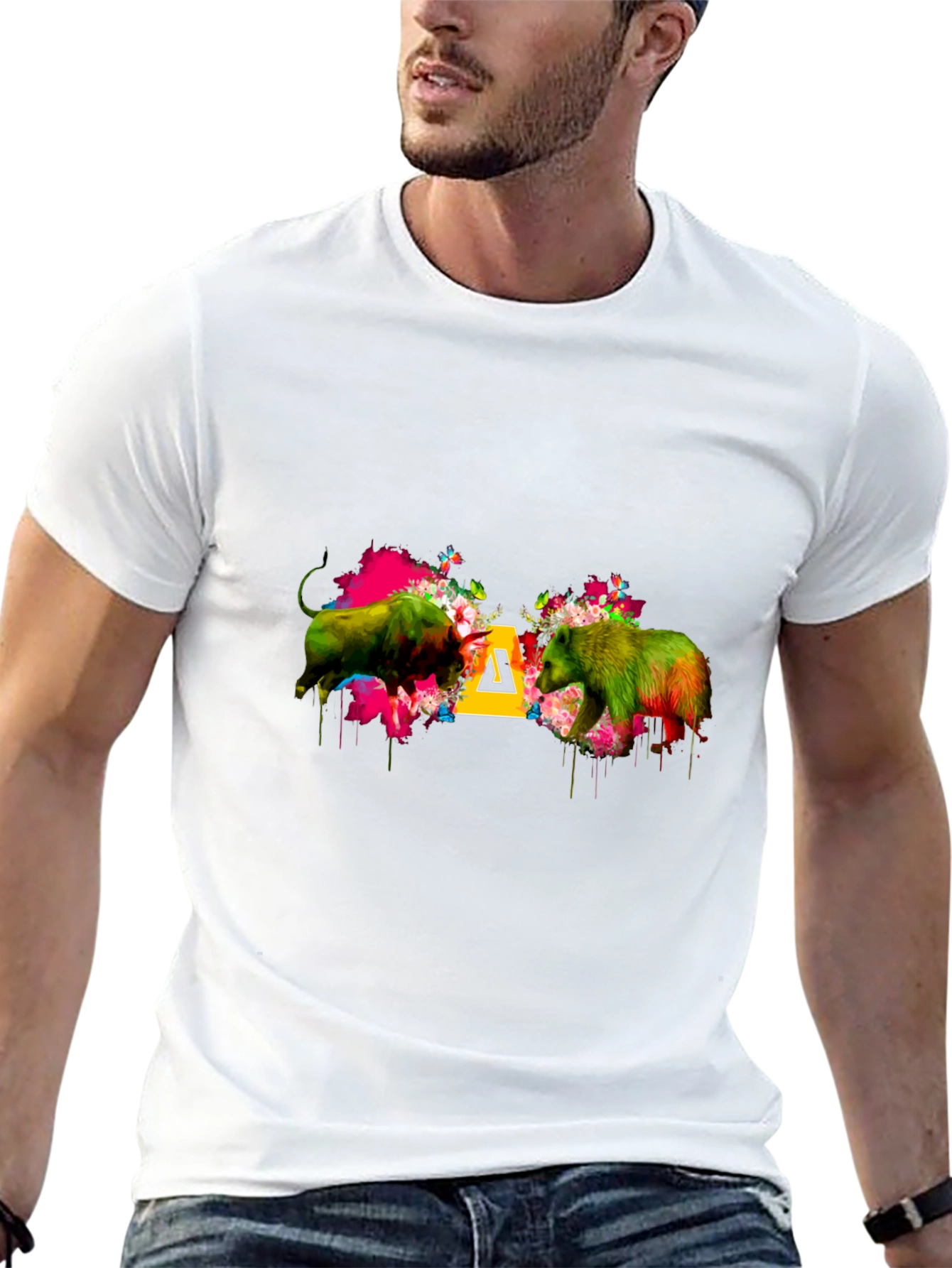 Bull vs Bear Graphic Tee
