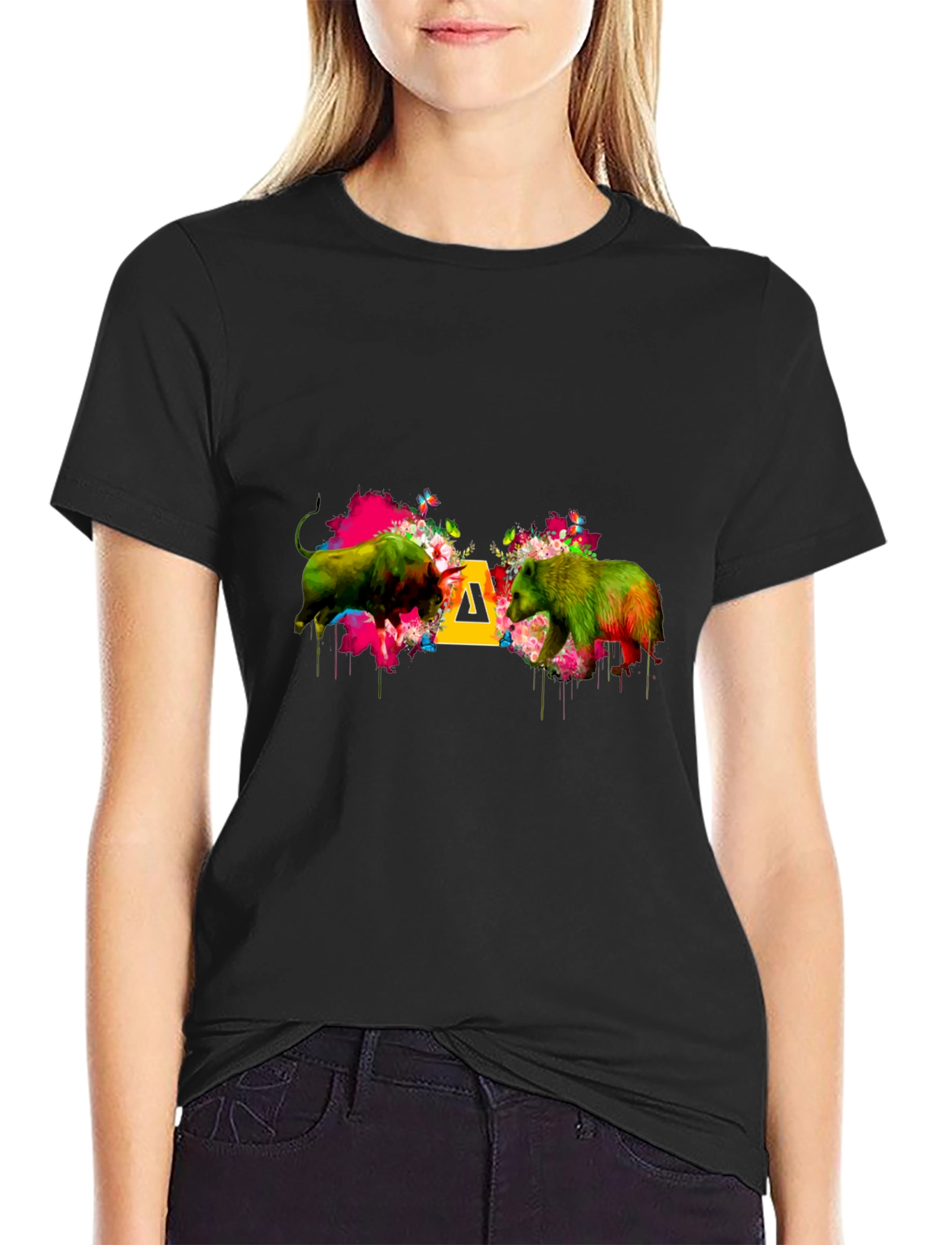 Bull vs Bear Graphic Tee