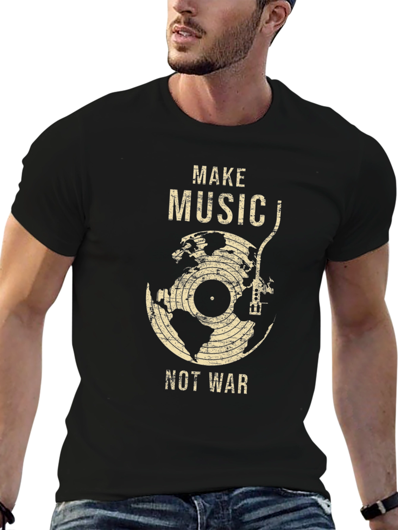 Make Music Not War Graphic Tee