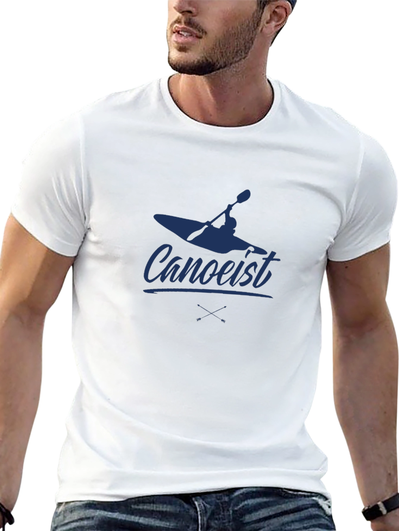 Canoeist Graphic Tee - Paddling Adventure T-Shirt