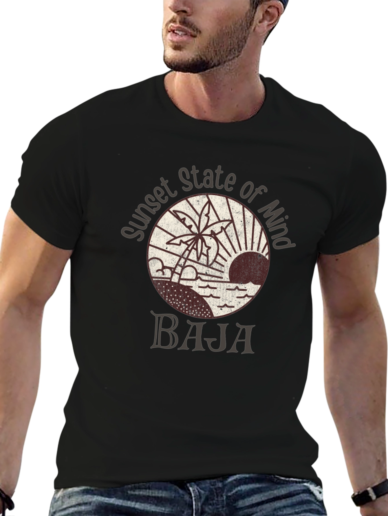 Sunset State of Mind Baja Graphic Tee
