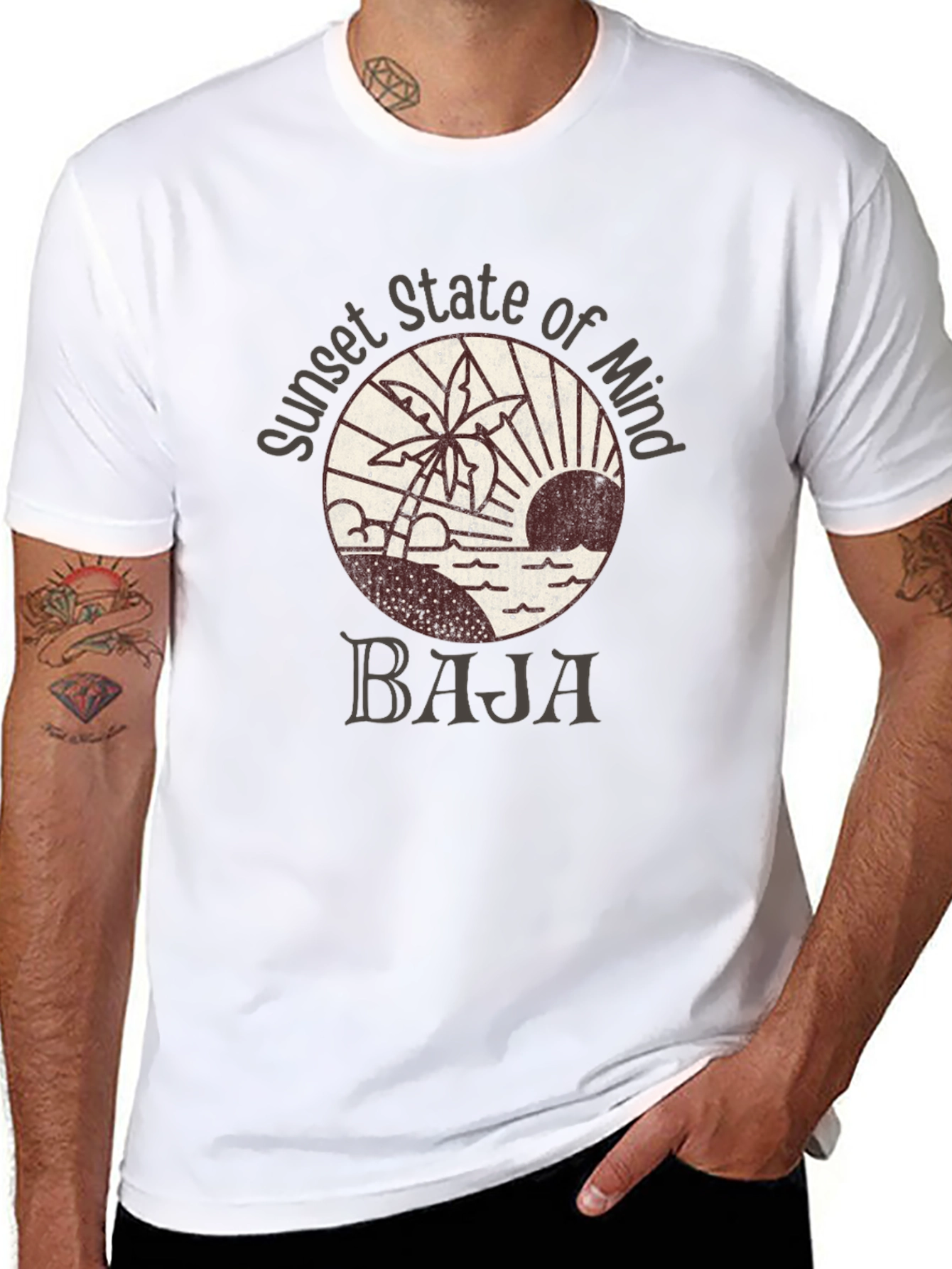 Sunset State of Mind Baja Graphic Tee