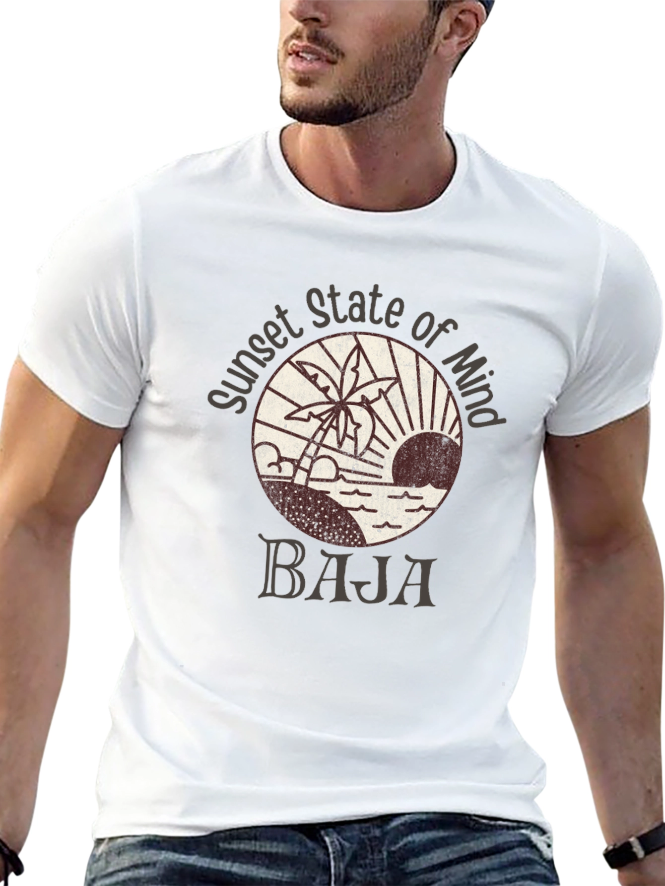 Sunset State of Mind Baja Graphic Tee