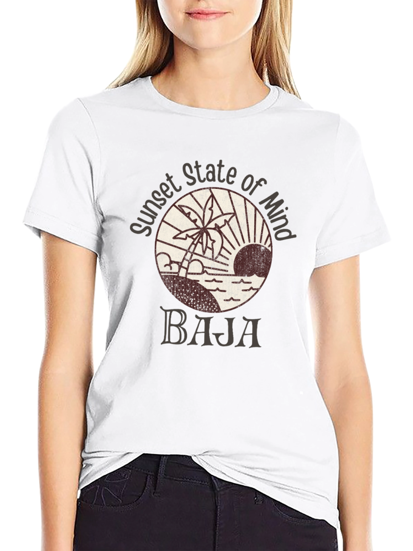 Sunset State of Mind Baja Graphic Tee