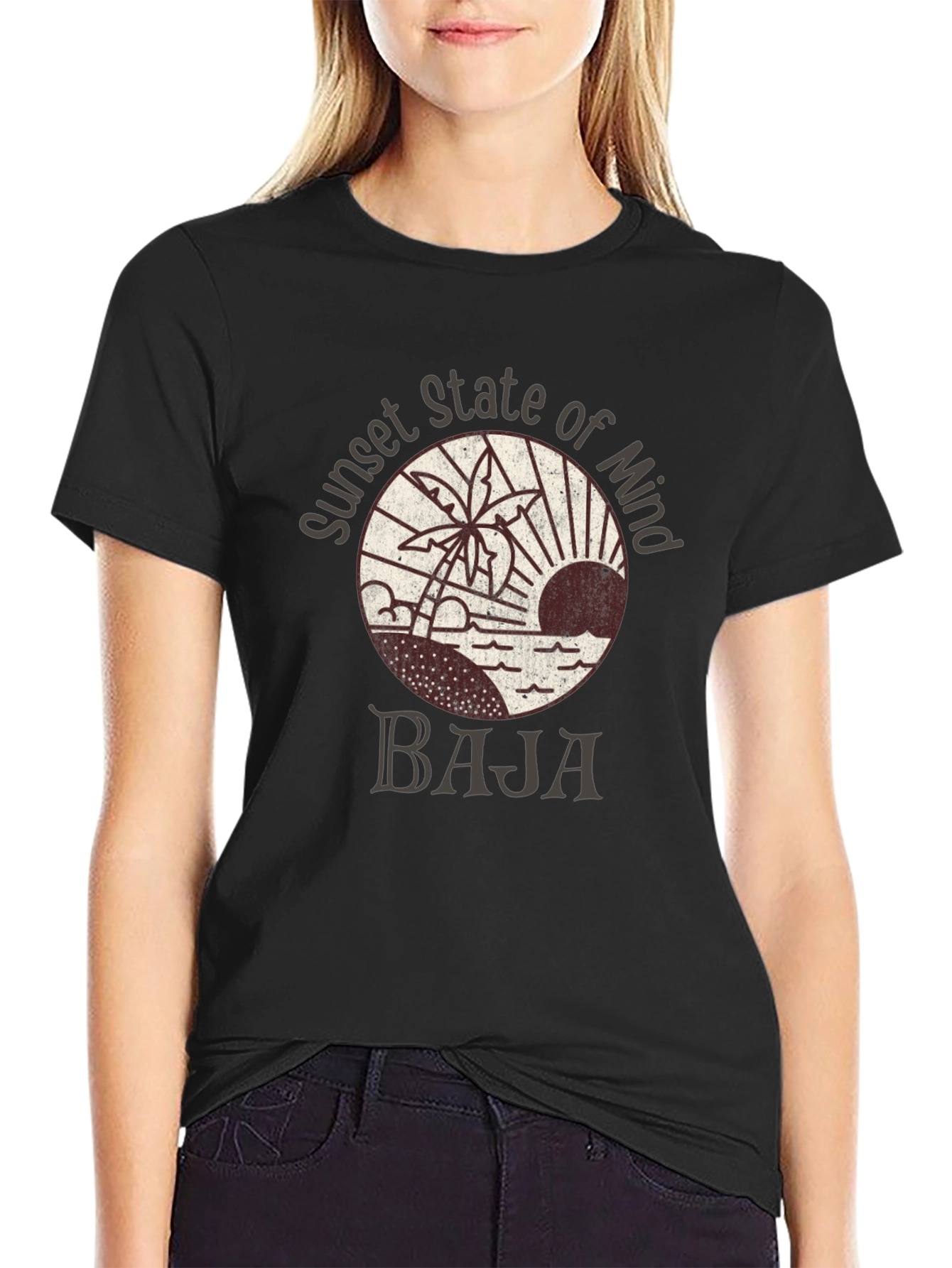 Sunset State of Mind Baja Graphic Tee