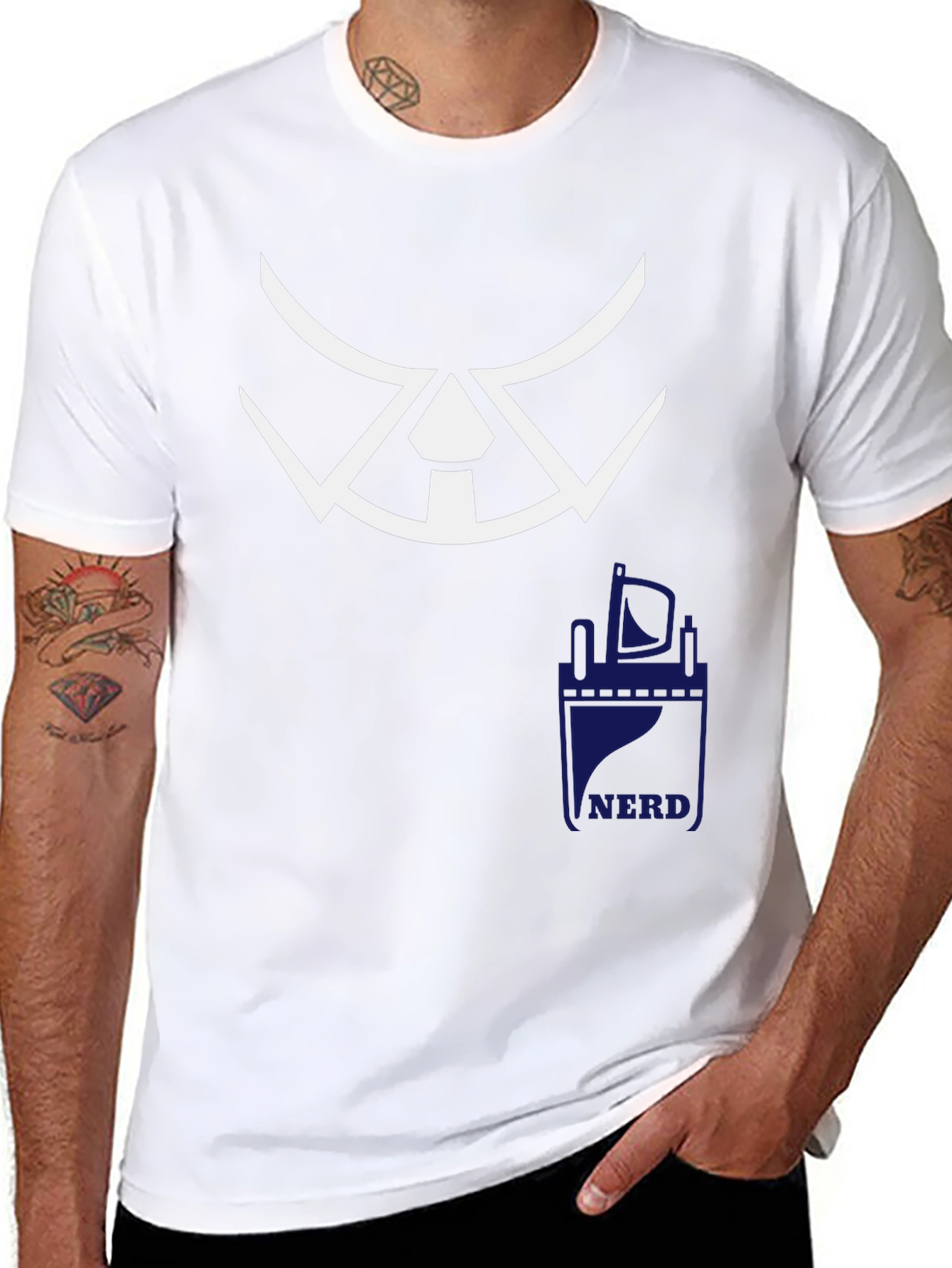 Nerd Pocket Print T-Shirt