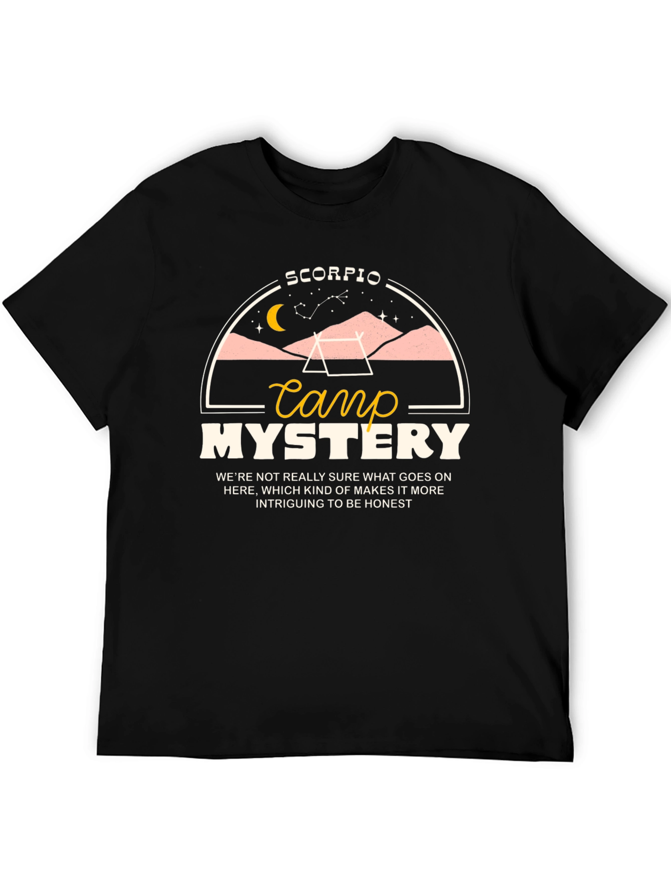 Scorpio Camp Mystery Graphic T-Shirt
