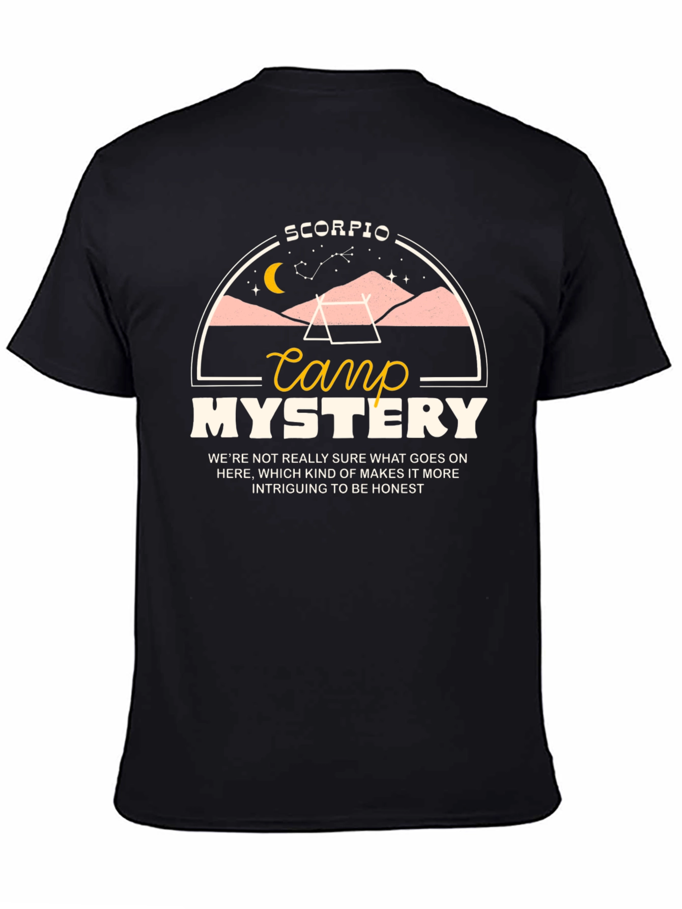 Scorpio Camp Mystery Graphic T-Shirt