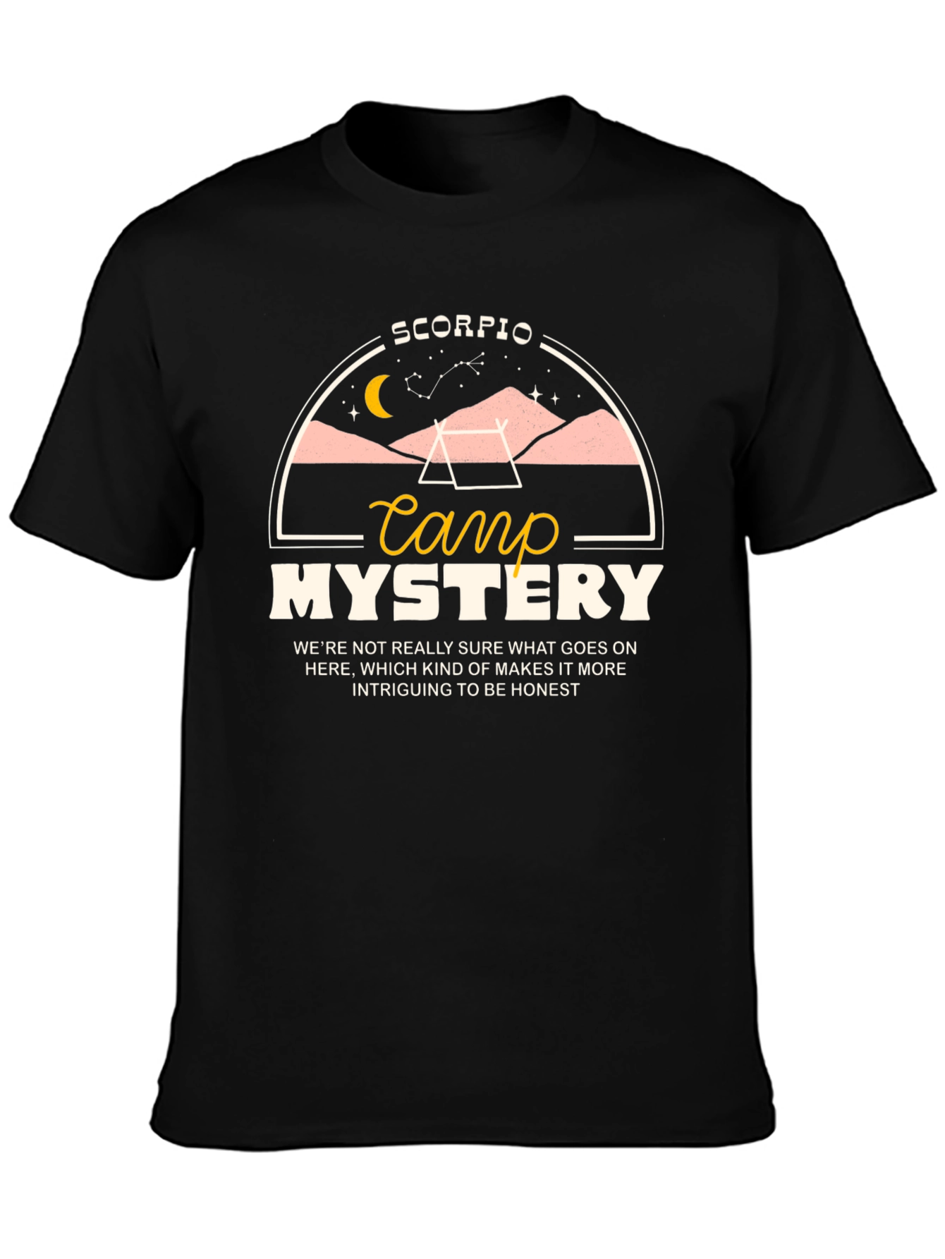 Scorpio Camp Mystery Graphic T-Shirt