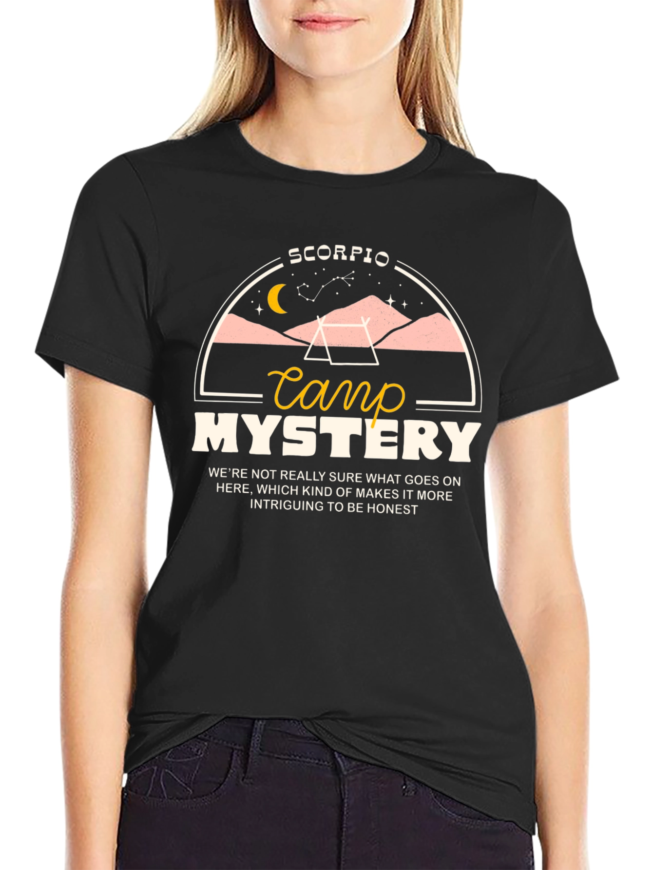 Scorpio Camp Mystery Graphic T-Shirt