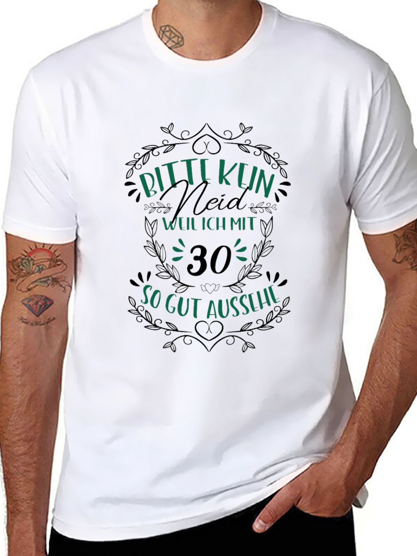 Funny 30th Birthday T-Shirt - Bitte Kein Neid
