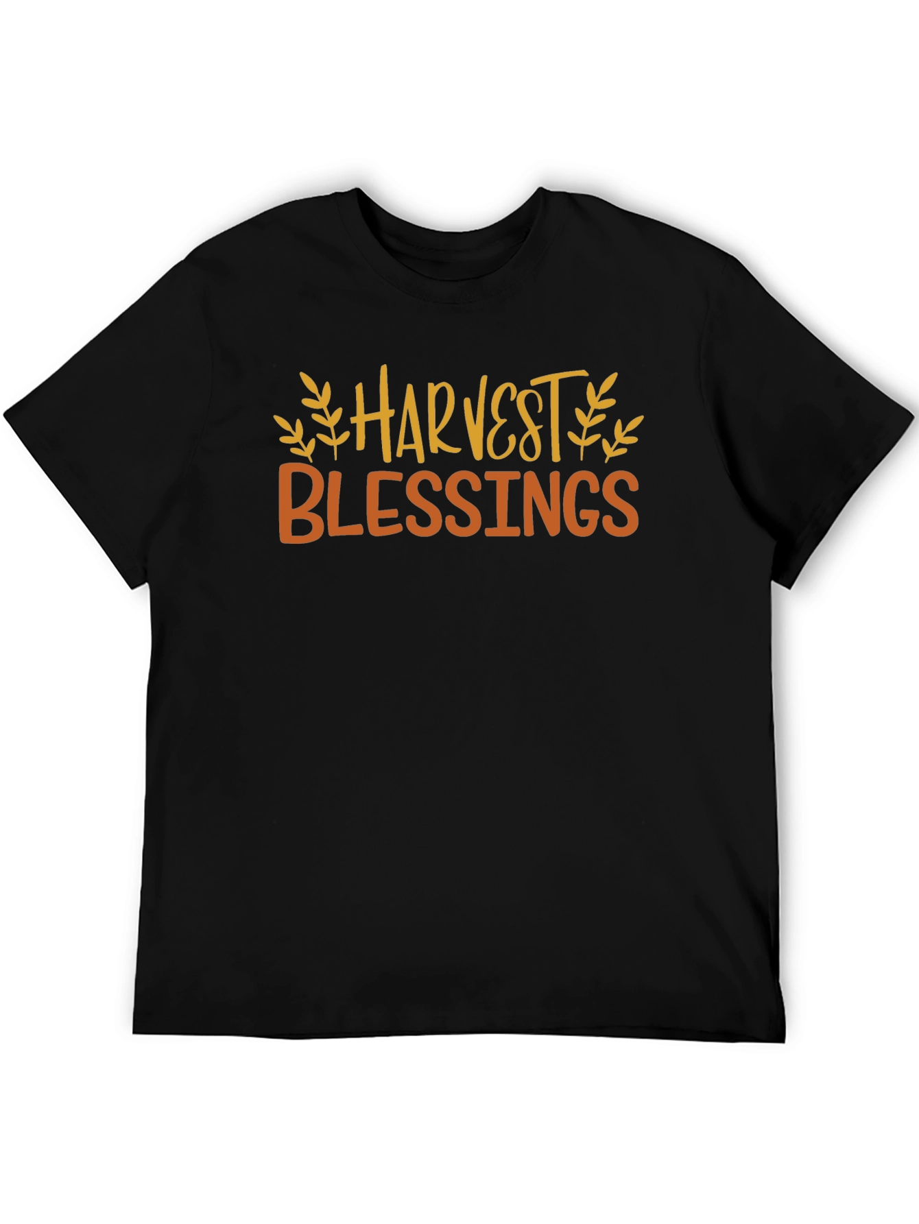 Harvest Blessings Graphic Tee - Black