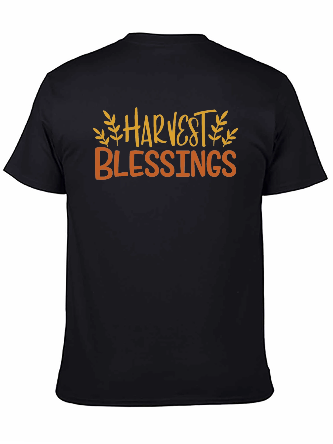 Harvest Blessings Graphic Tee - Black