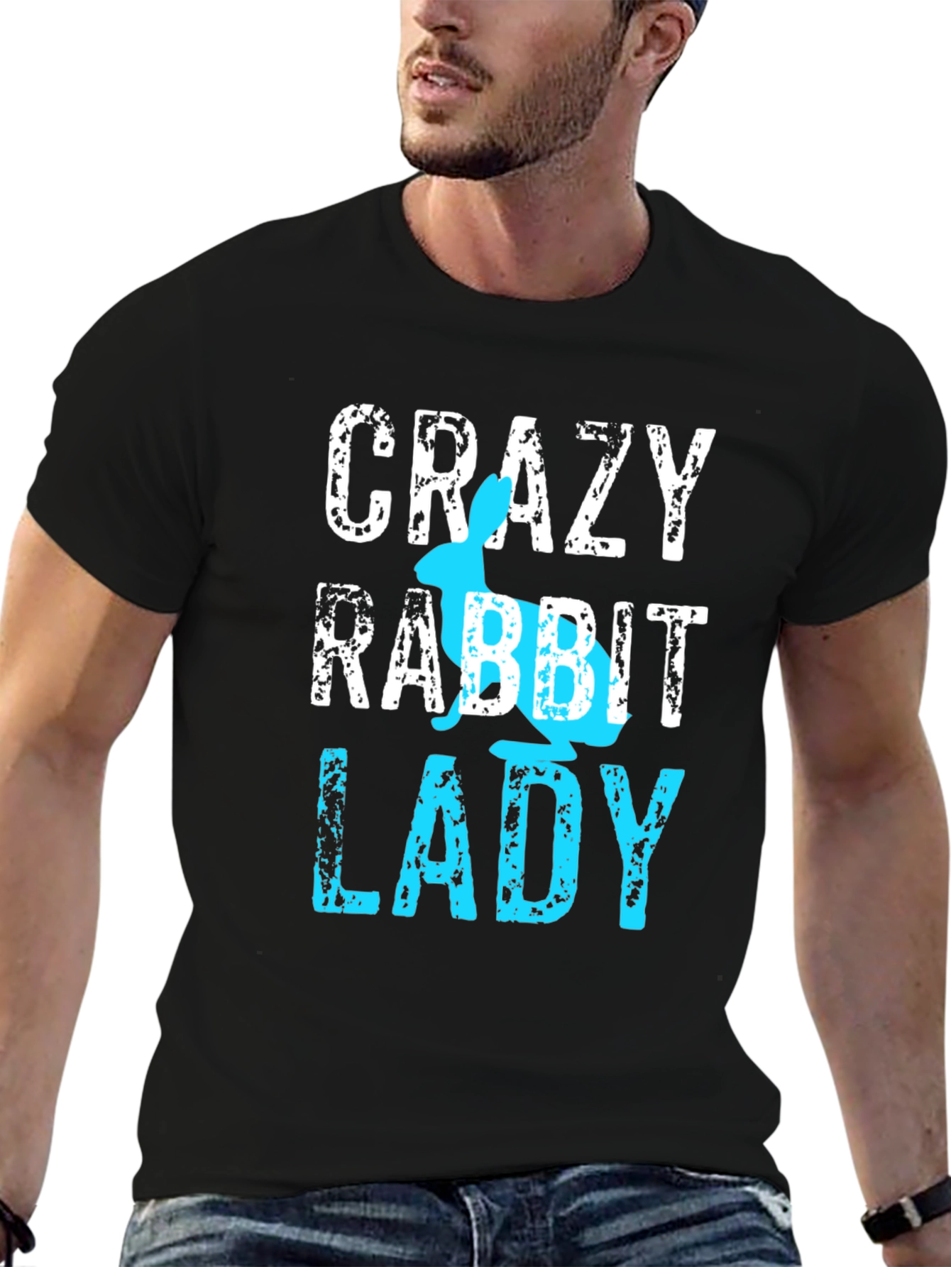 Crazy Rabbit Lady T-Shirt