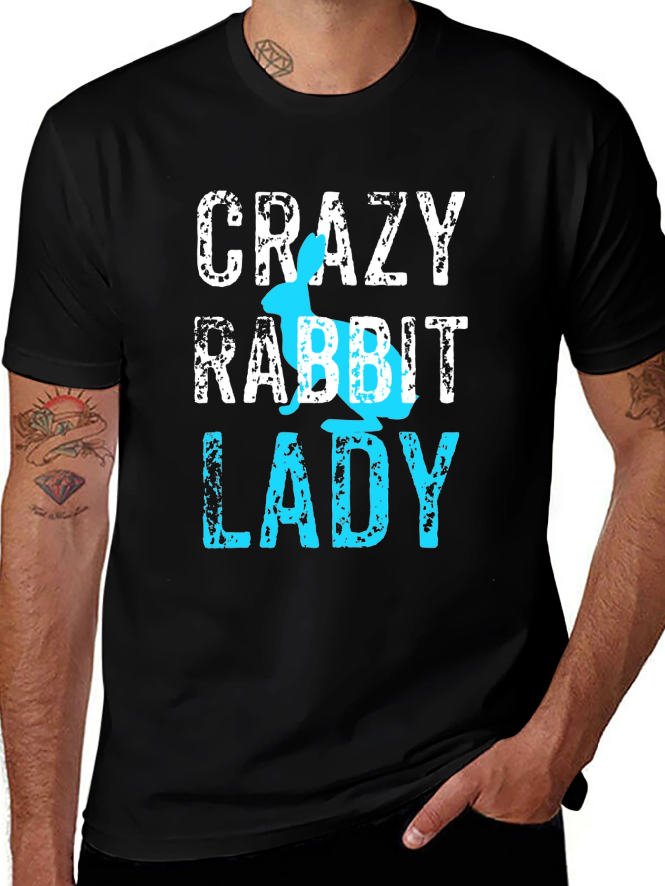 Crazy Rabbit Lady T-Shirt