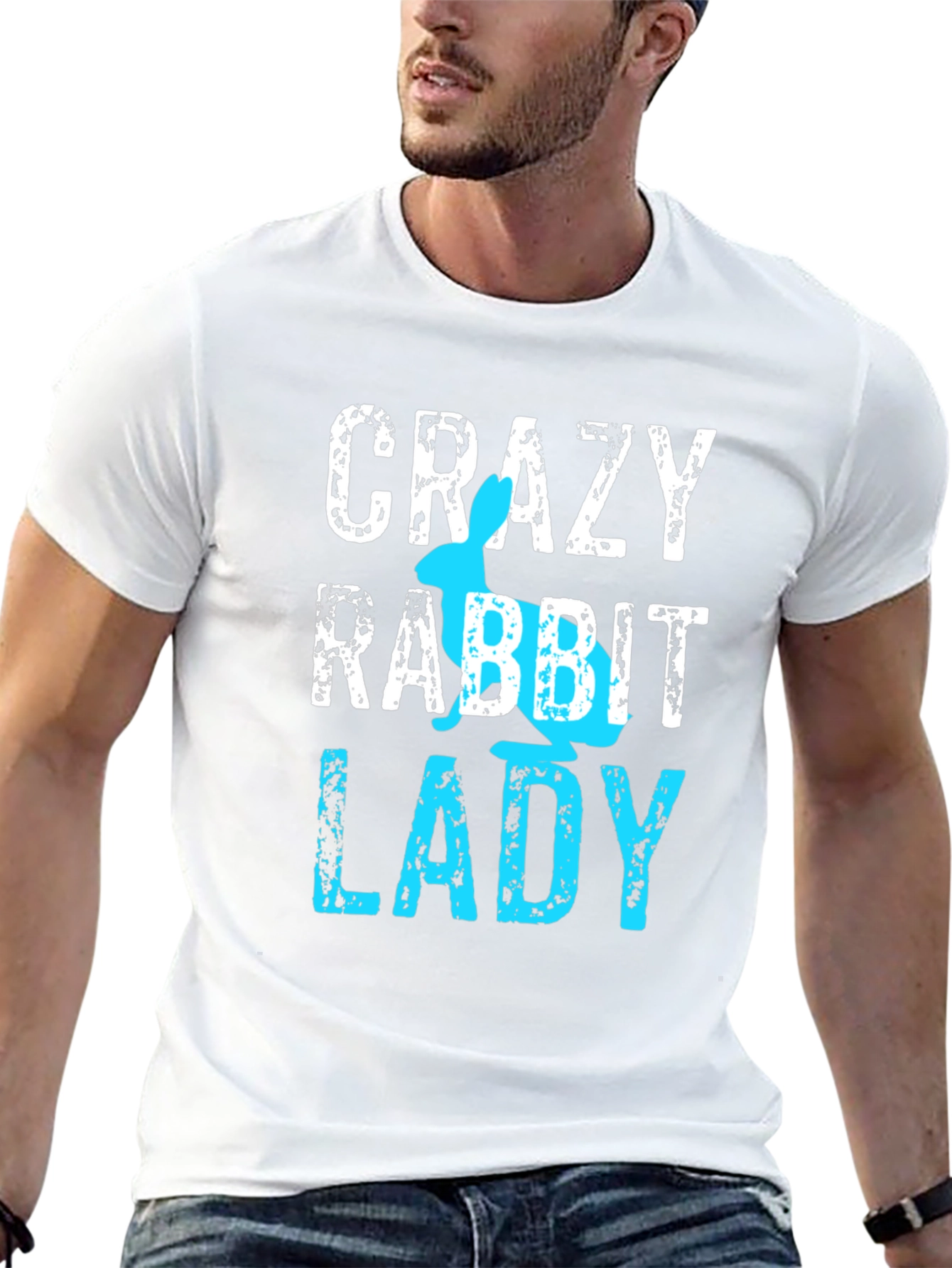 Crazy Rabbit Lady T-Shirt