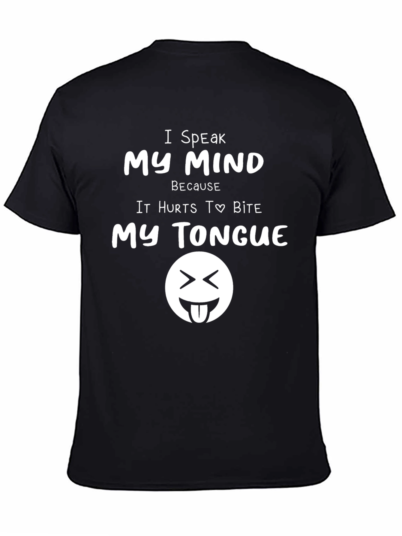 Speak My Mind Black T-Shirt