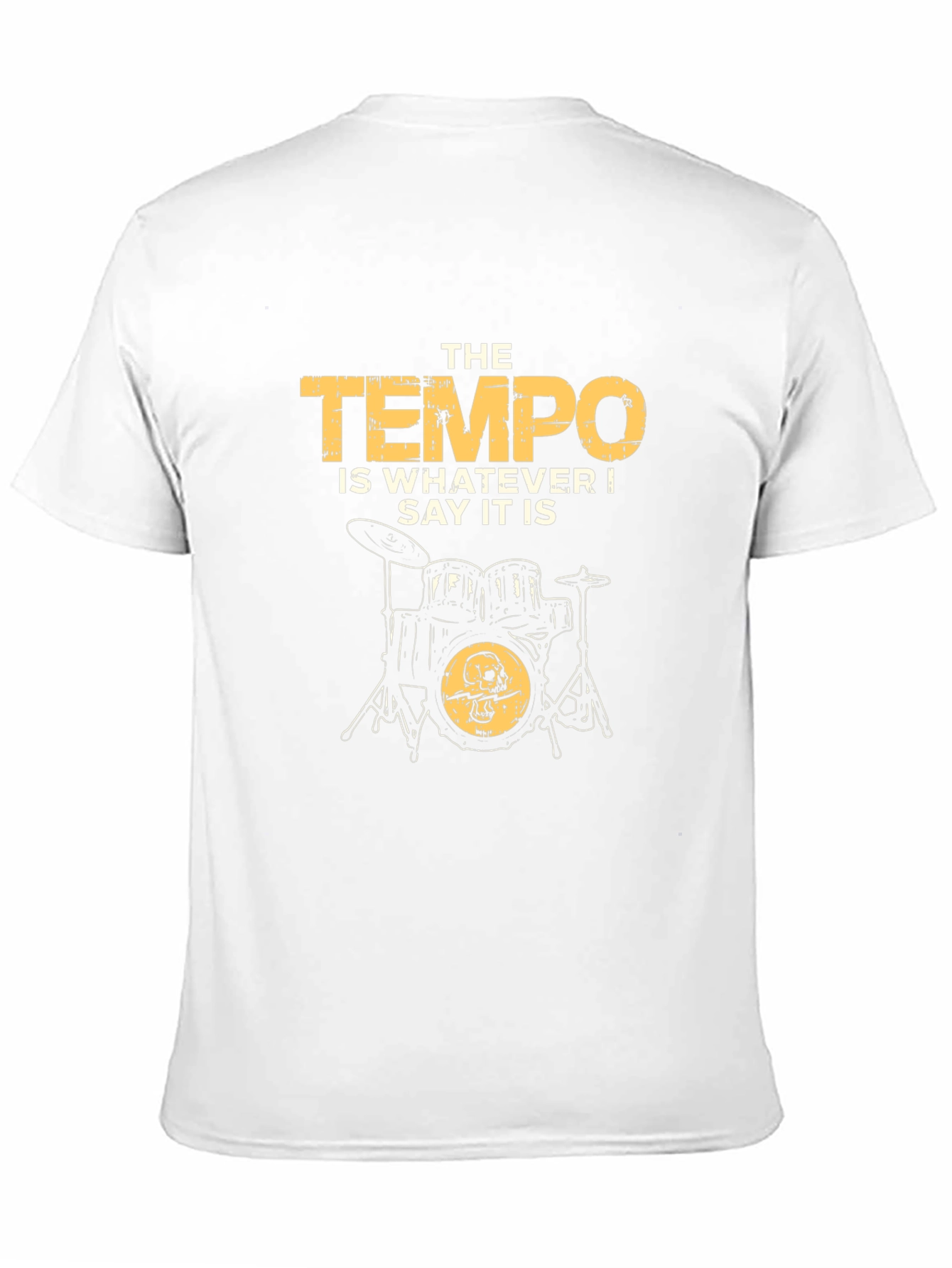 Tempo Drummer Graphic T-Shirt - Music Lover Tee