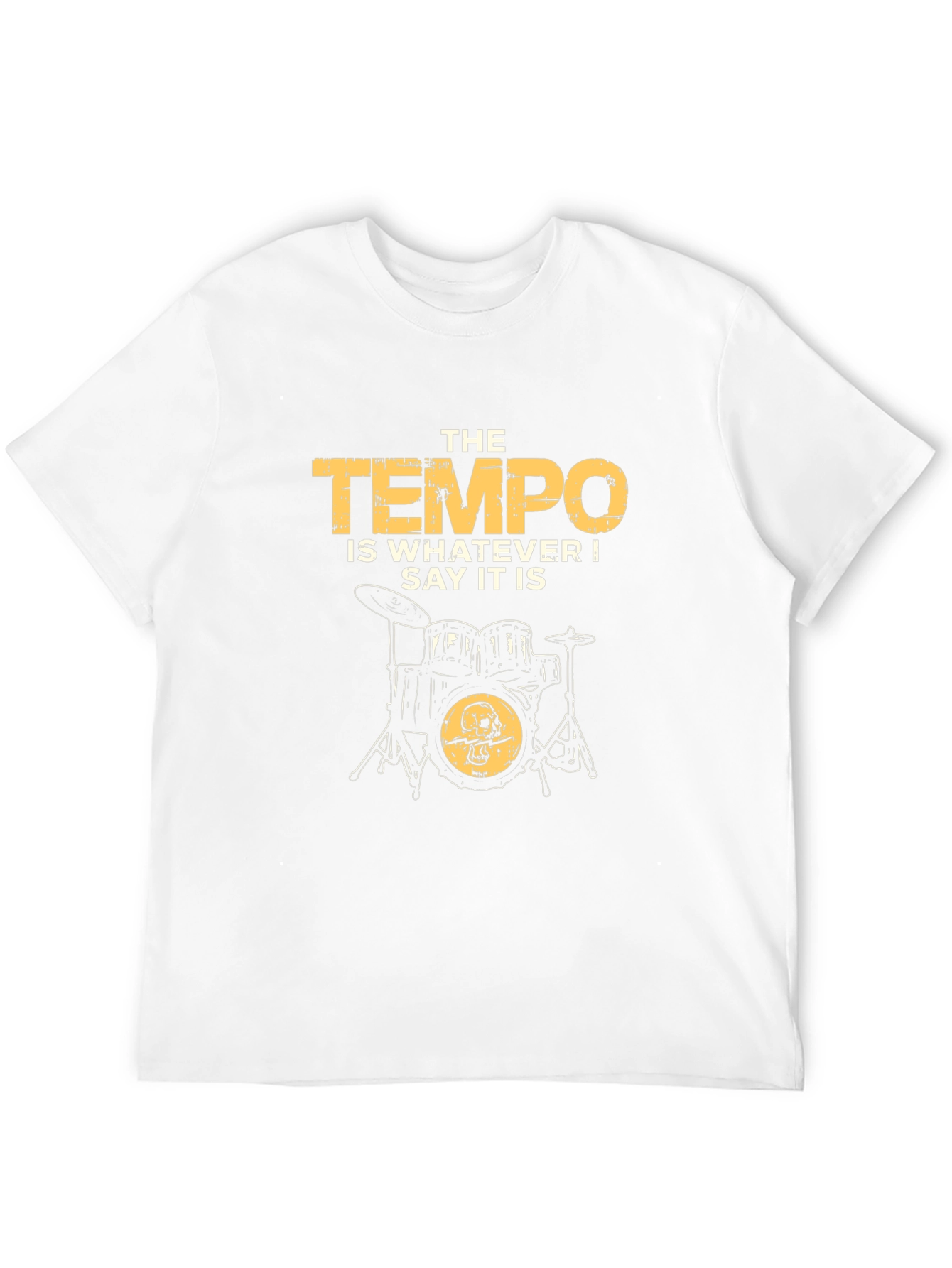 Tempo Drummer Graphic T-Shirt - Music Lover Tee